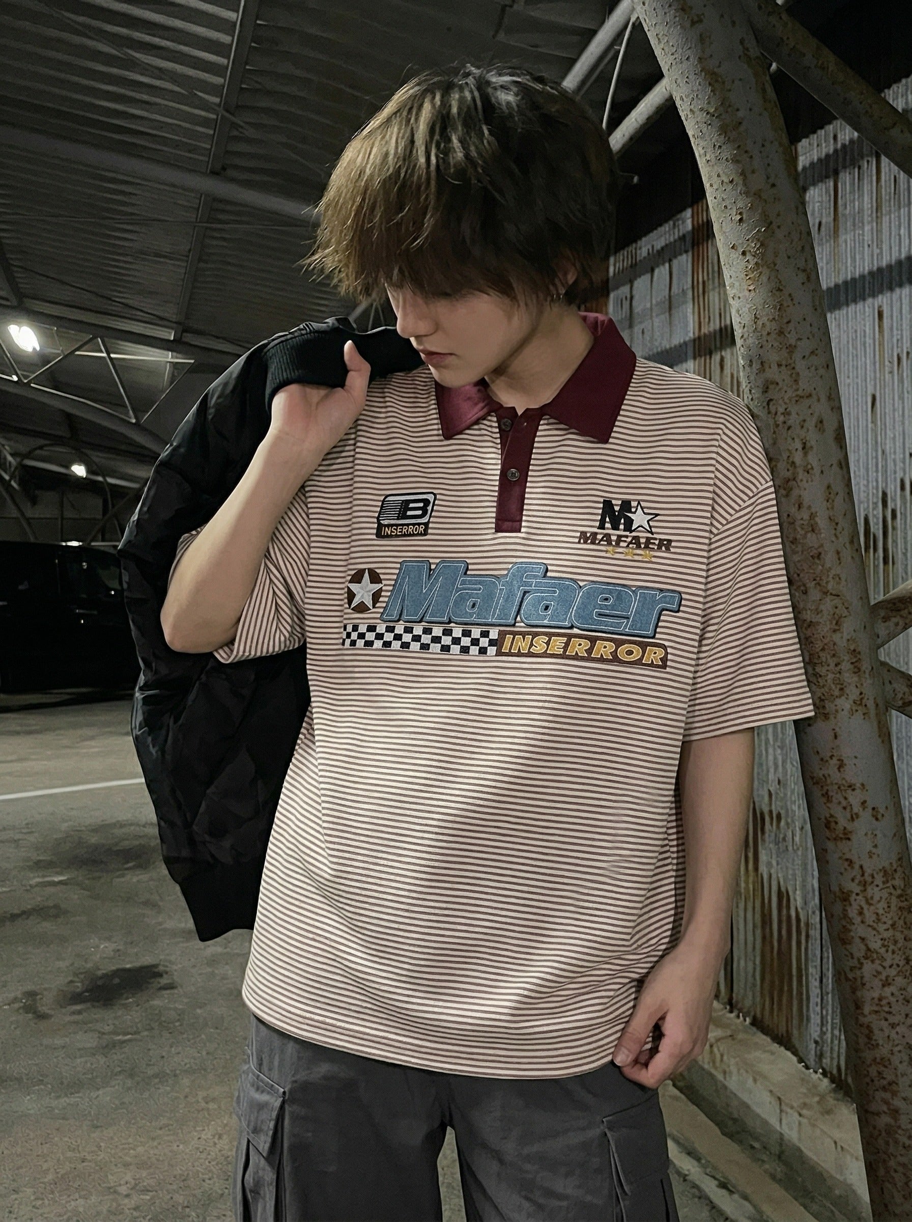 Polo a rayas "Chill Vibe"