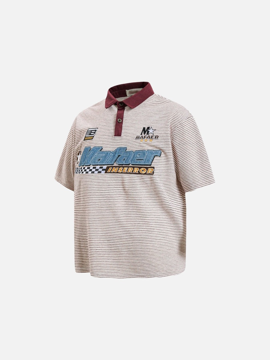Polo a rayas "Chill Vibe"