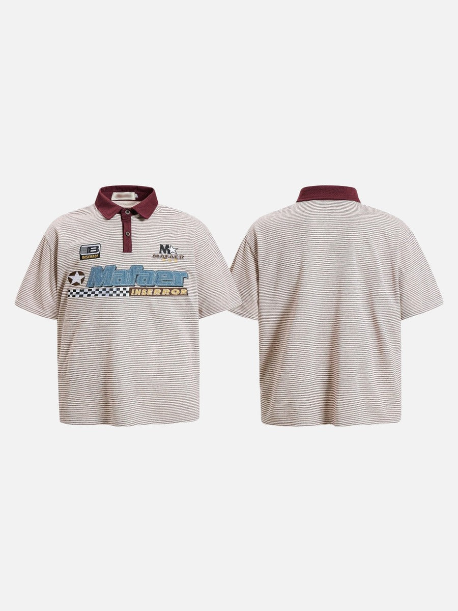 Polo a rayas "Chill Vibe"
