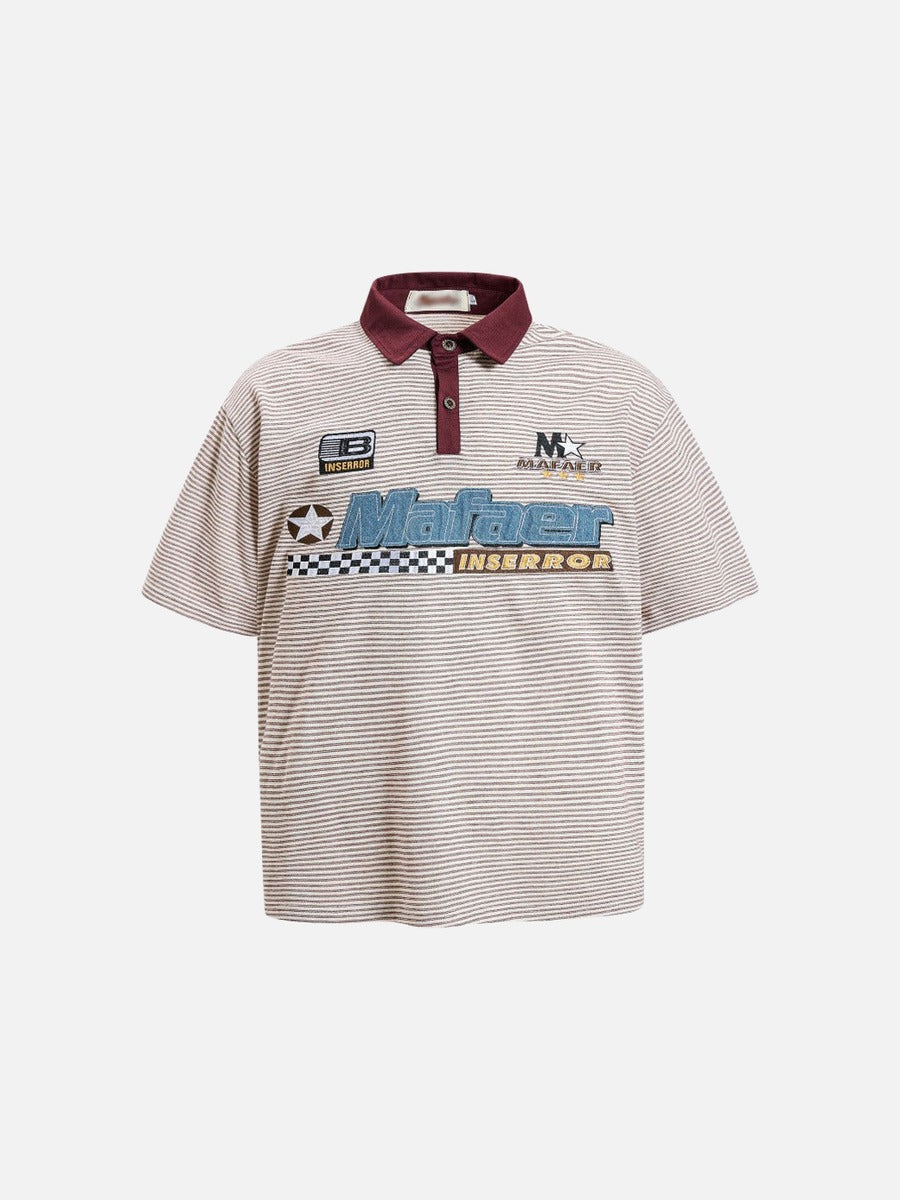 Polo a rayas "Chill Vibe"