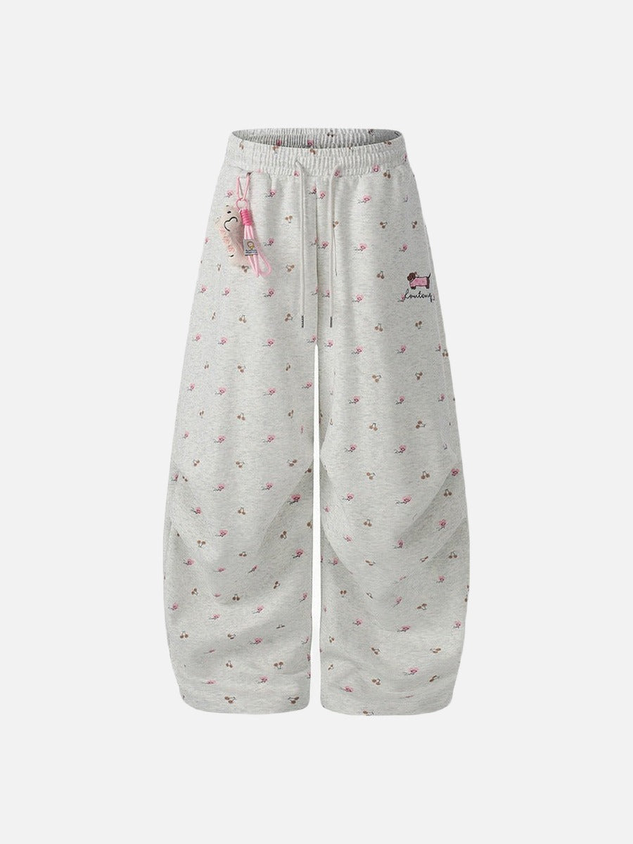 Pantalones de chándal de pernera ancha "Chill Vibes"