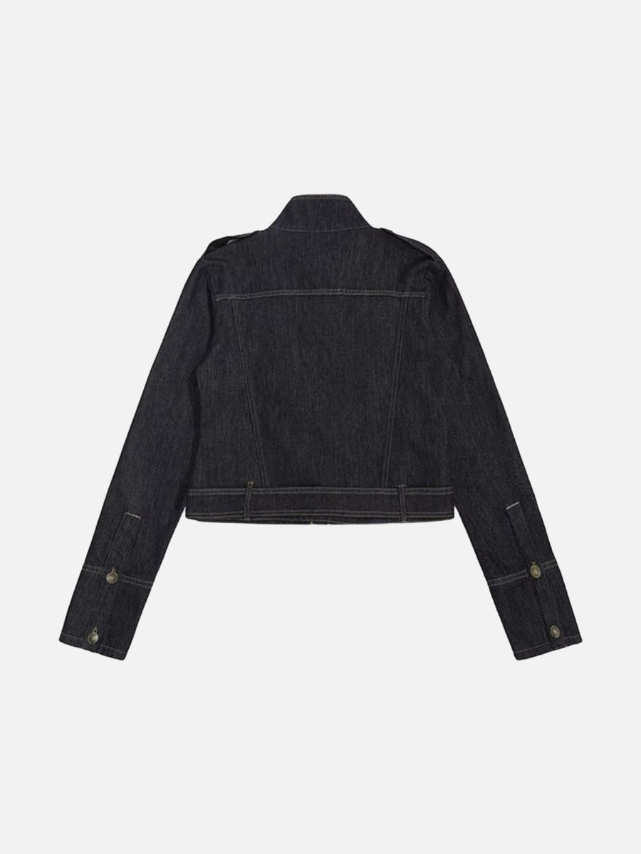 Chaqueta vaquera índigo corta