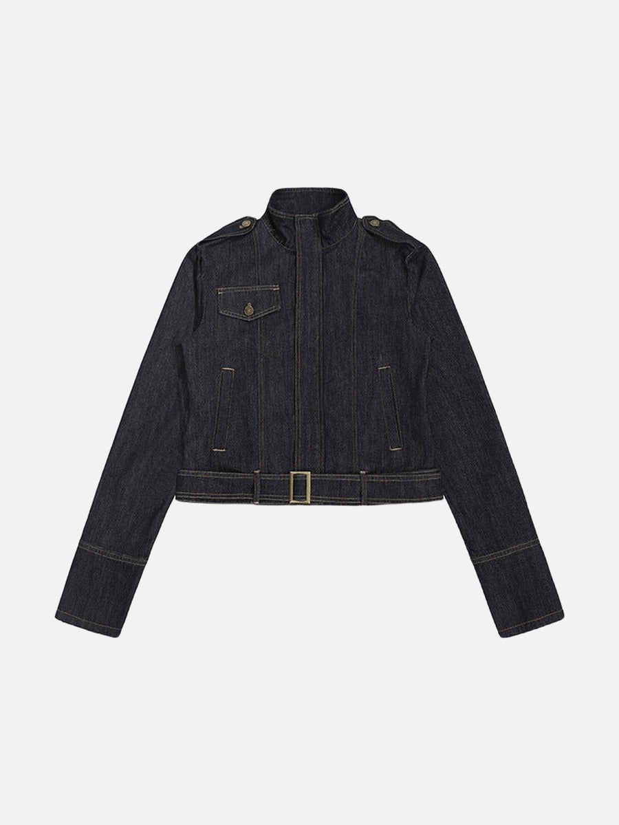 Chaqueta vaquera índigo corta