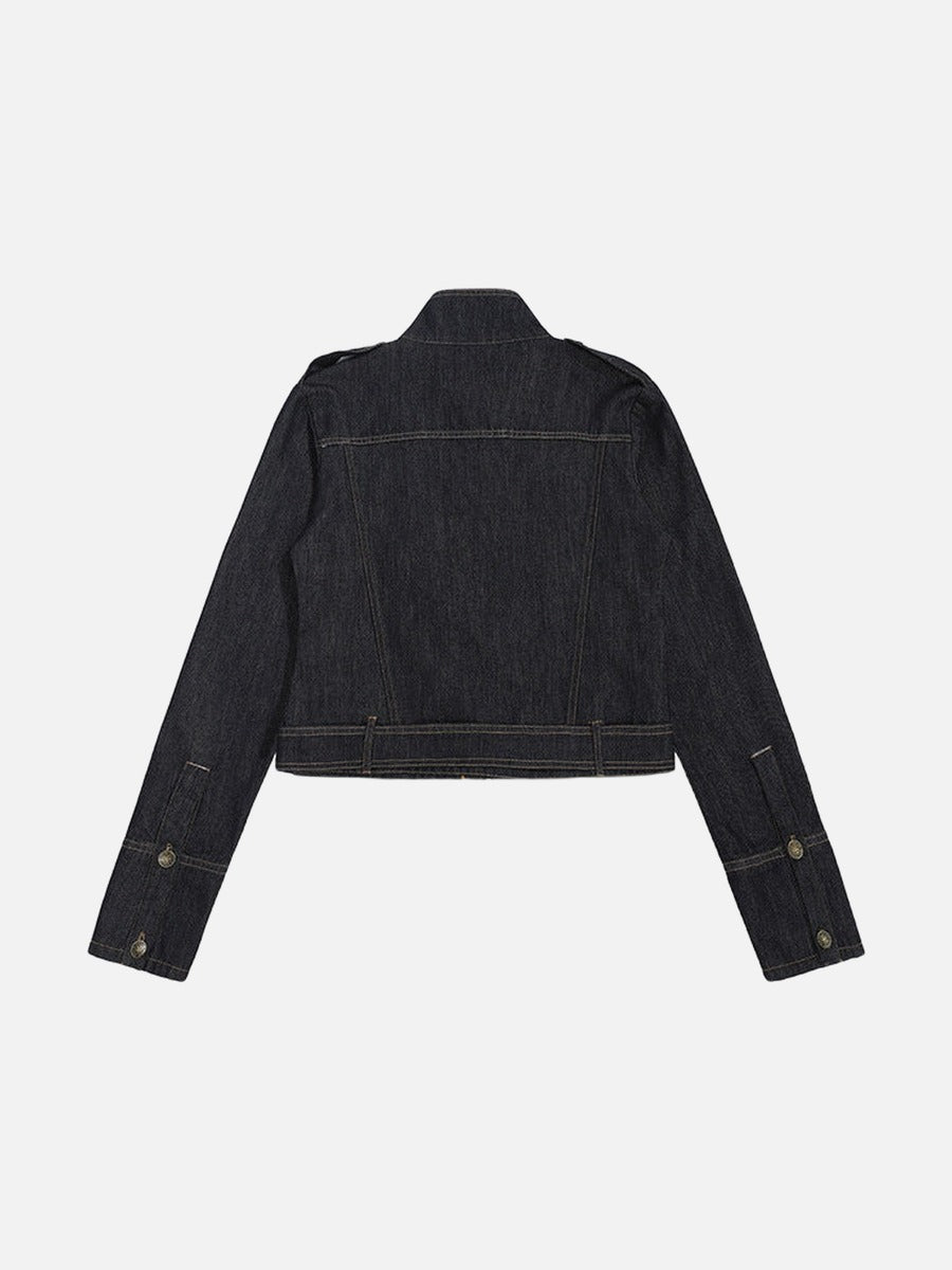 Chaqueta vaquera índigo corta