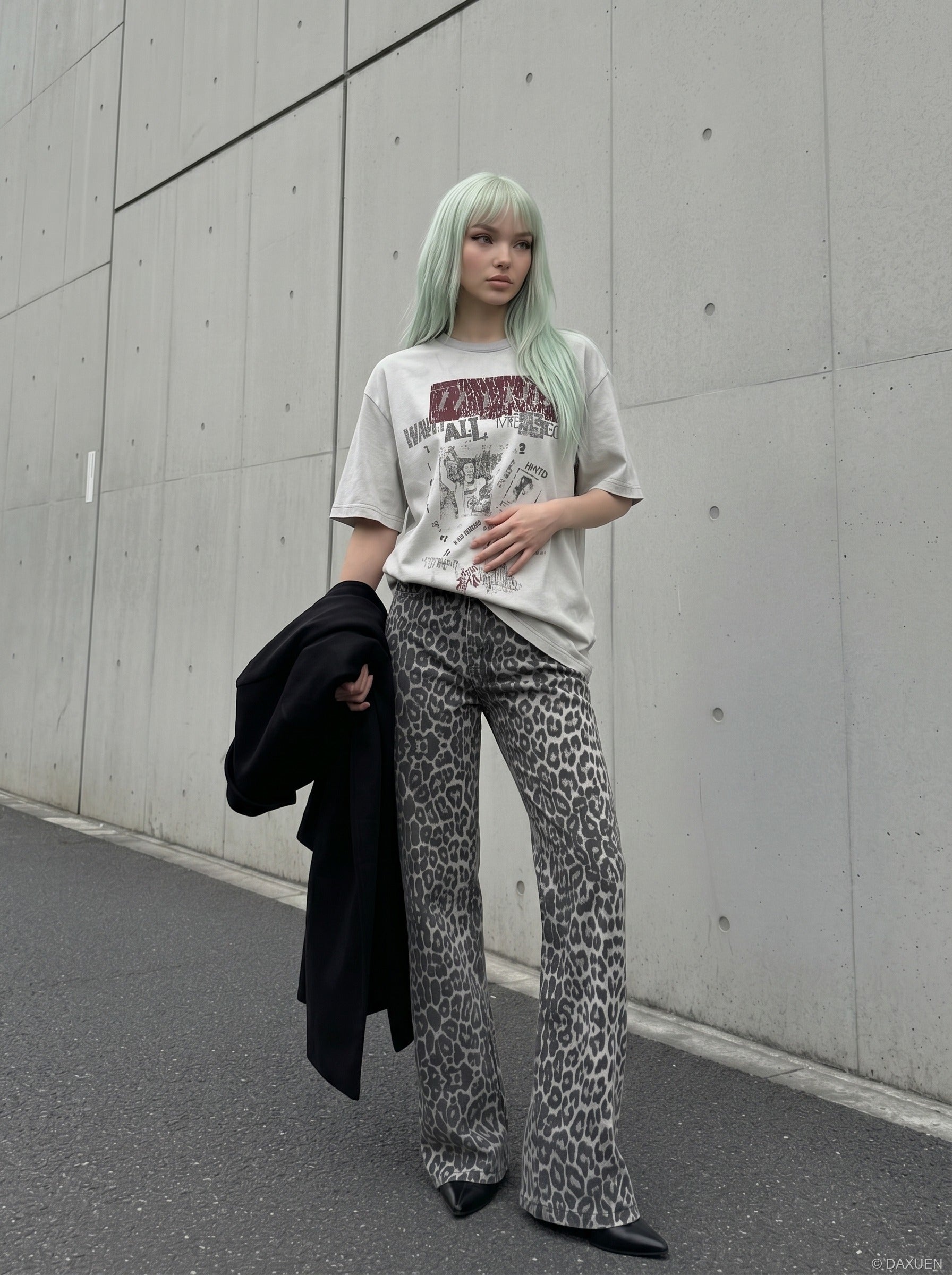 Distressed Graphic Tee - Tee
