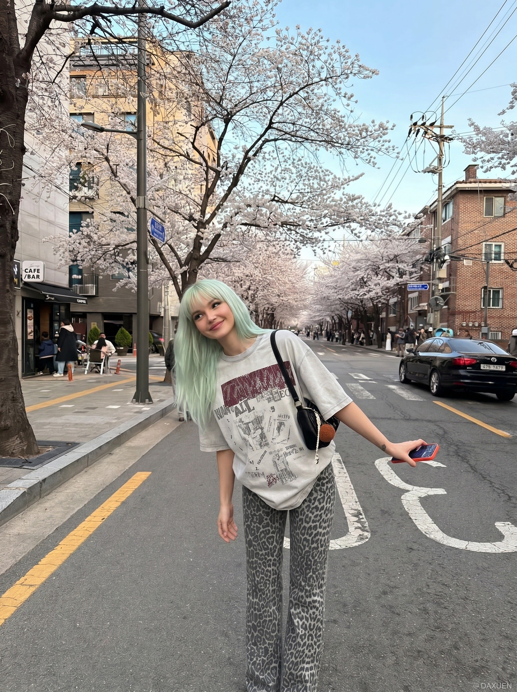 Distressed Graphic Tee - Tee
