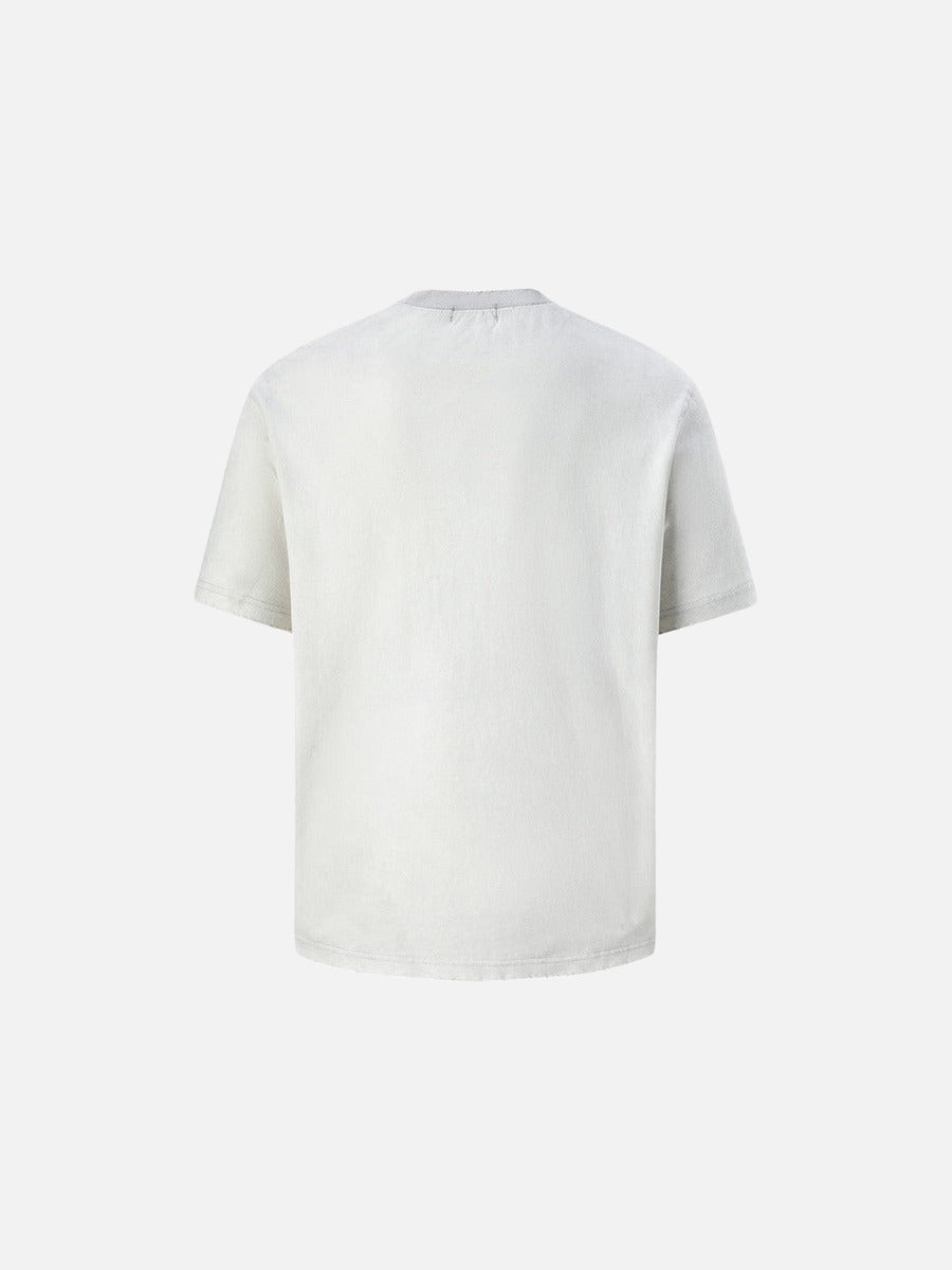 Distressed Graphic Tee - Tee