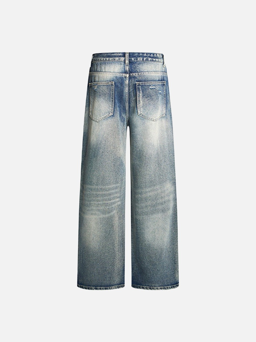 Vaqueros anchos desgastados - Casual