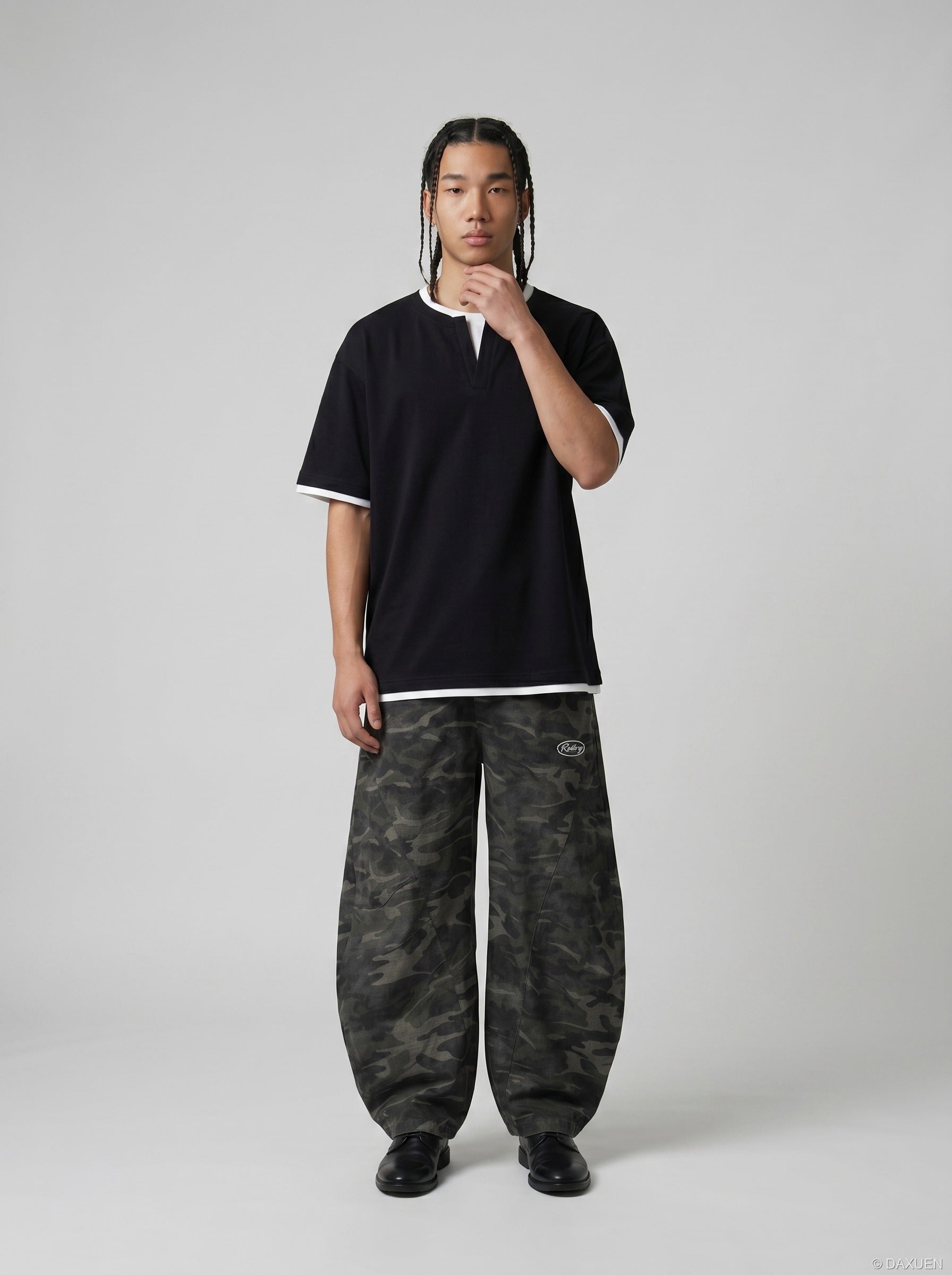 Double-layer Crewneck Tee