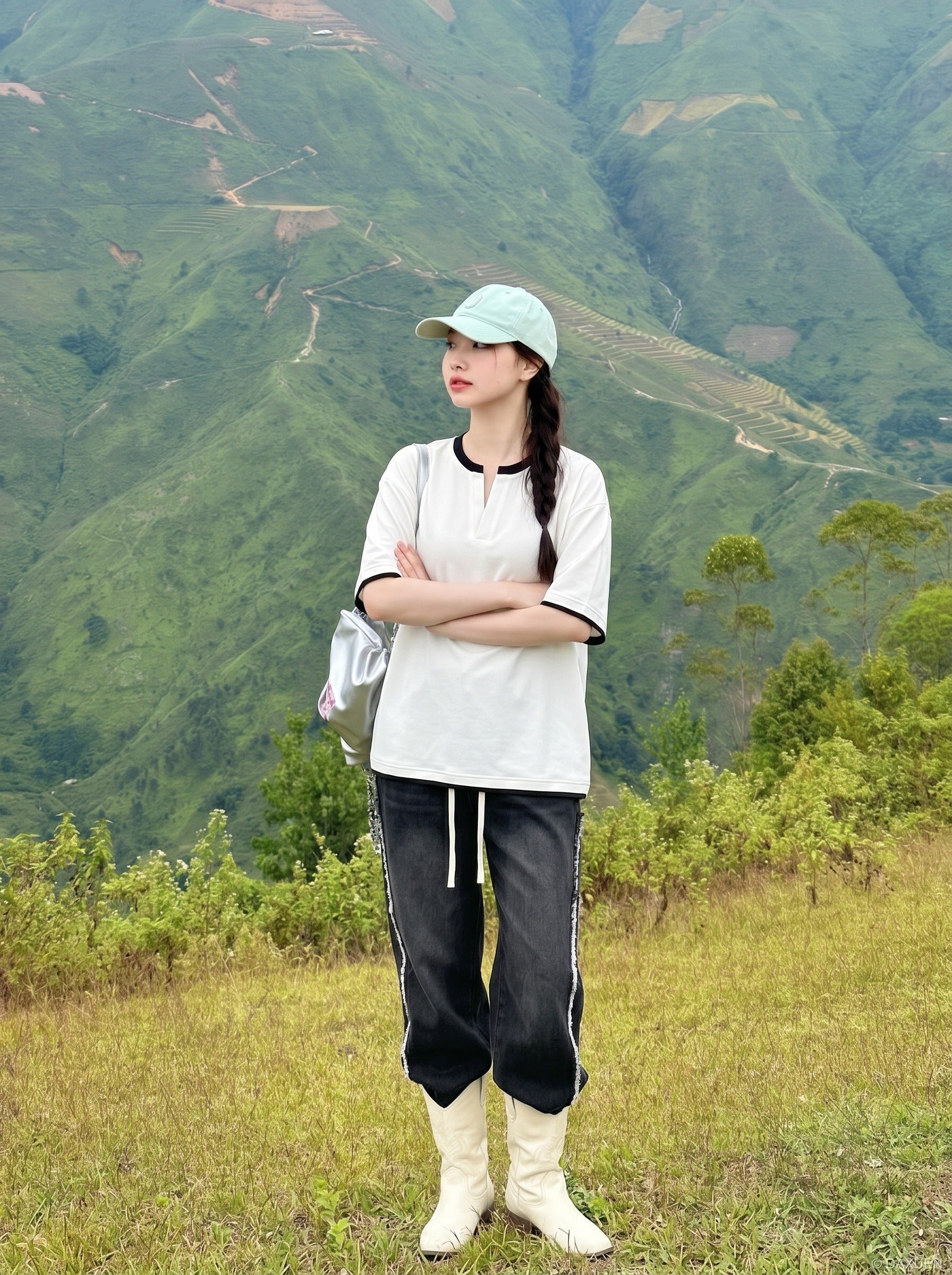 Double-layer Crewneck Tee