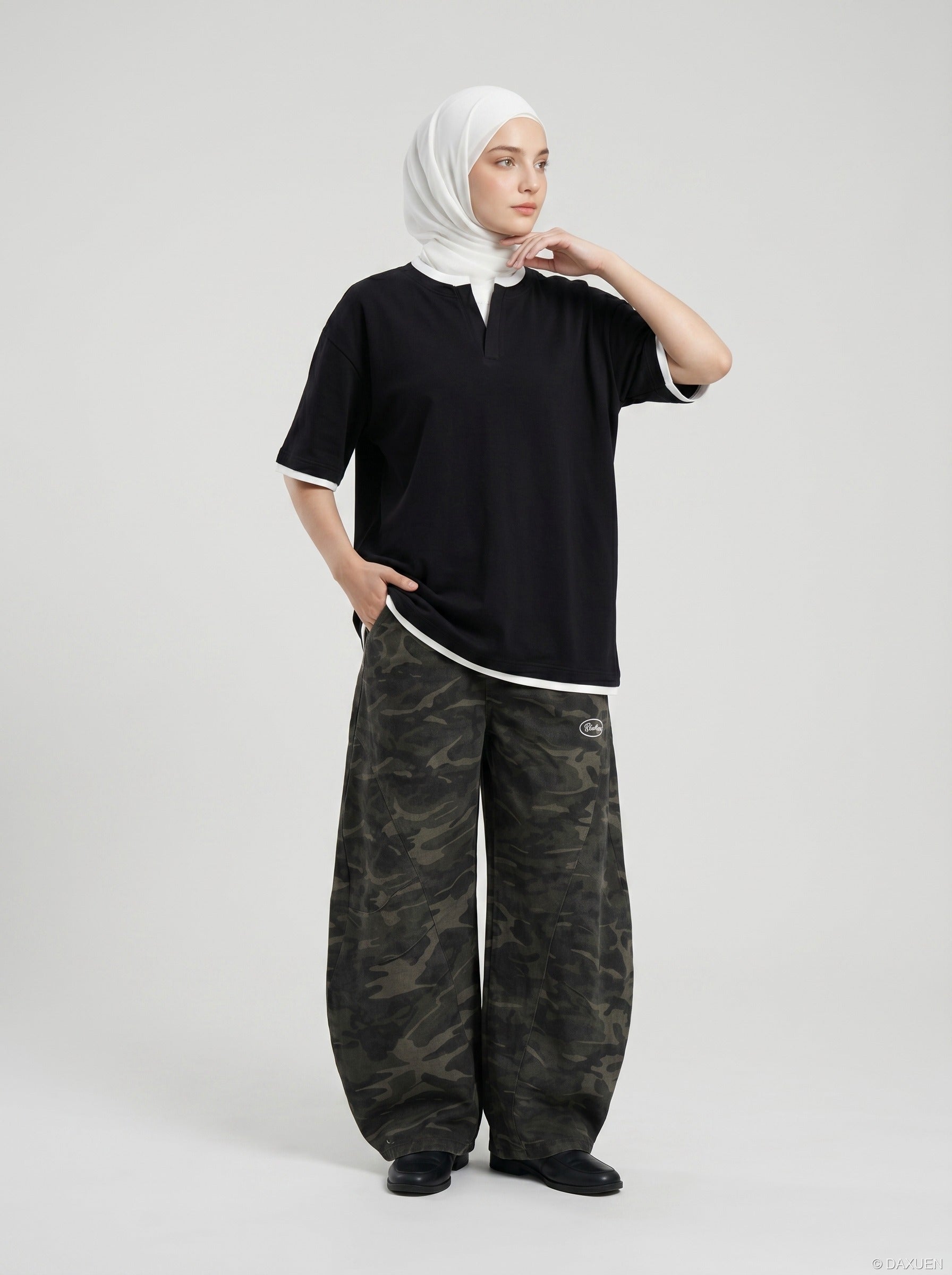 Double-layer Crewneck Tee
