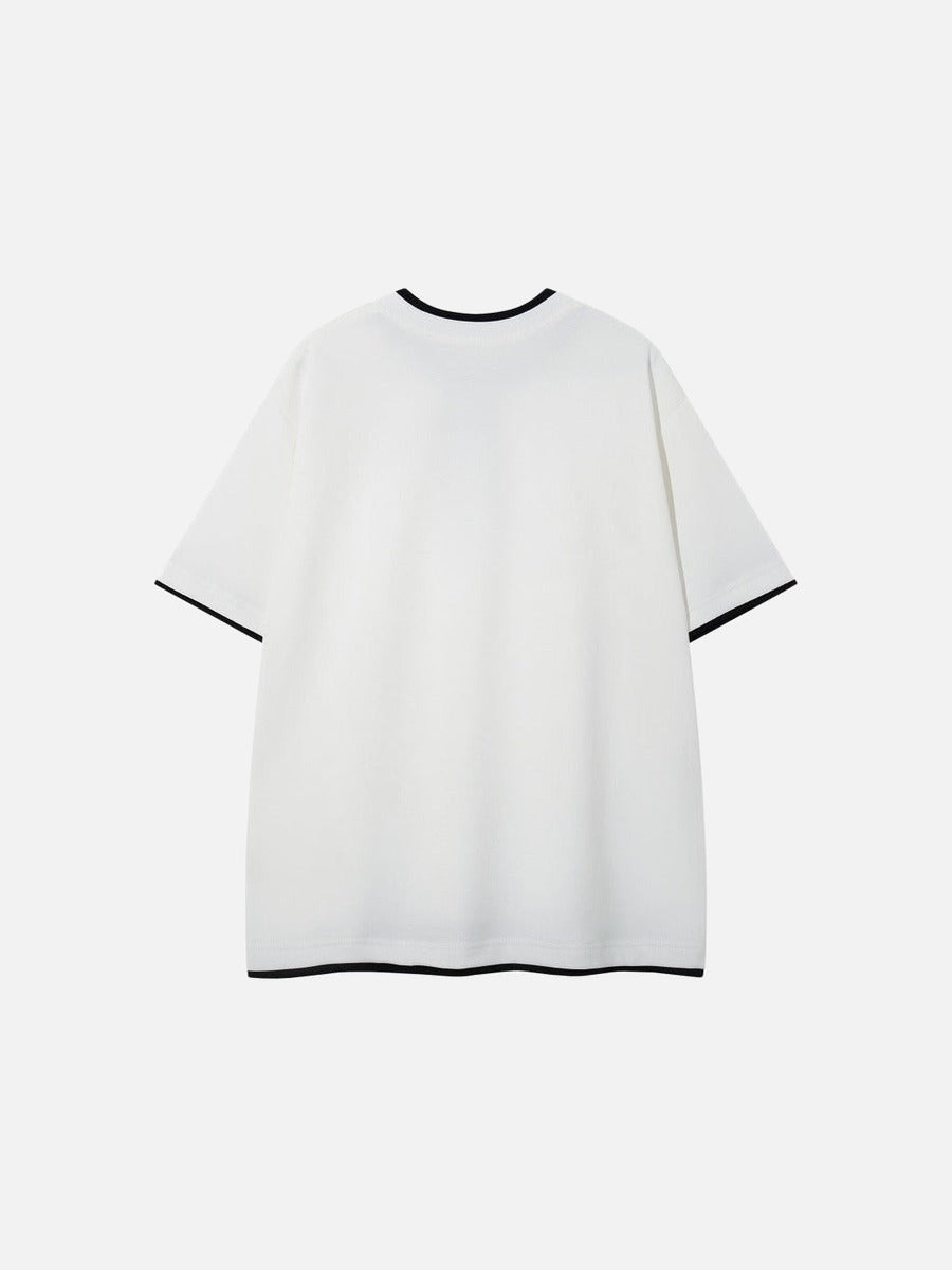 Double-layer Crewneck Tee