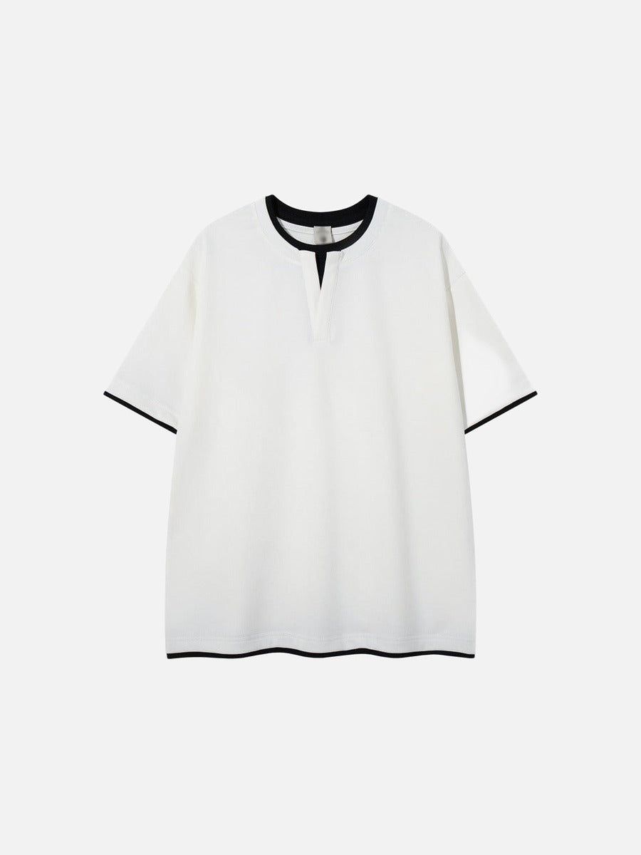Double-layer Crewneck Tee