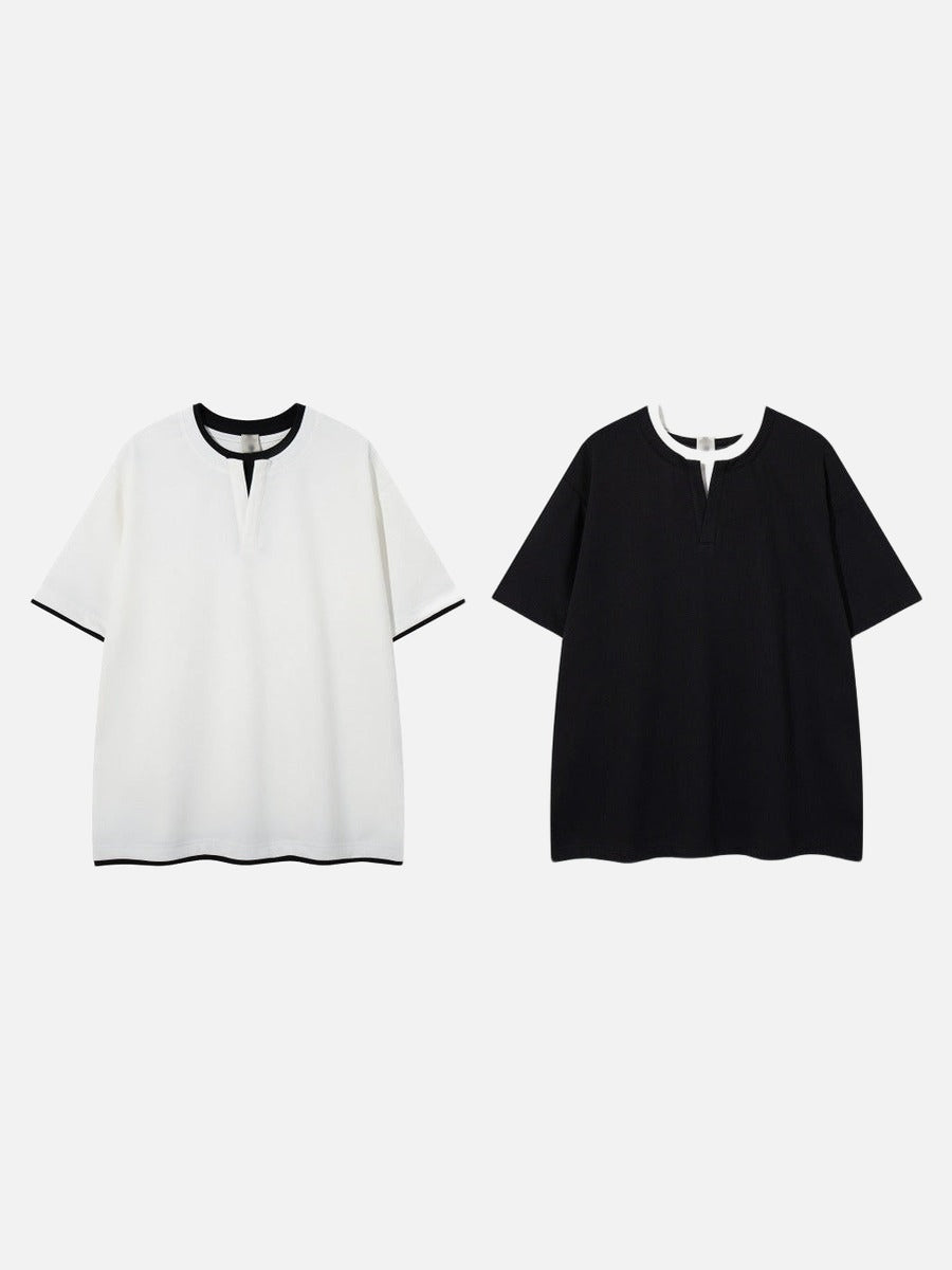 Double-layer Crewneck Tee