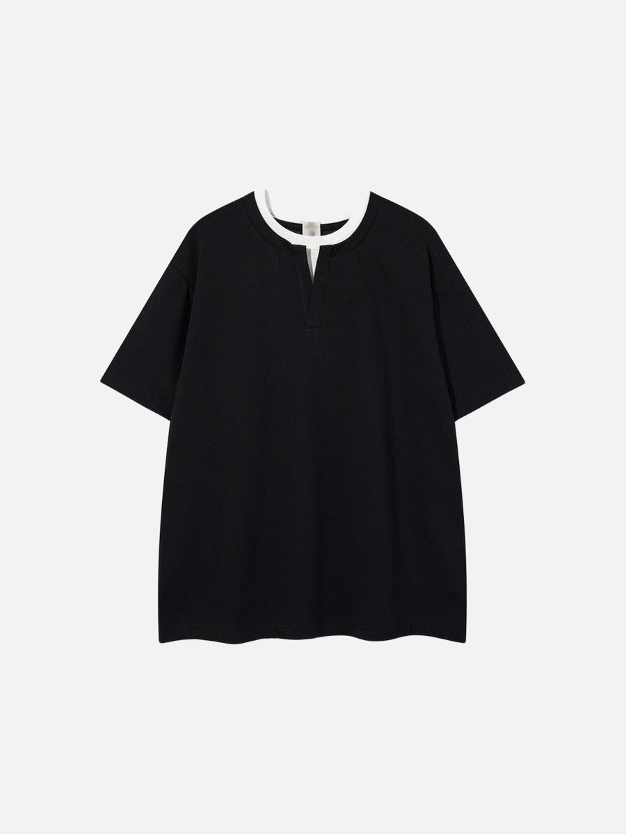 Double-layer Crewneck Tee