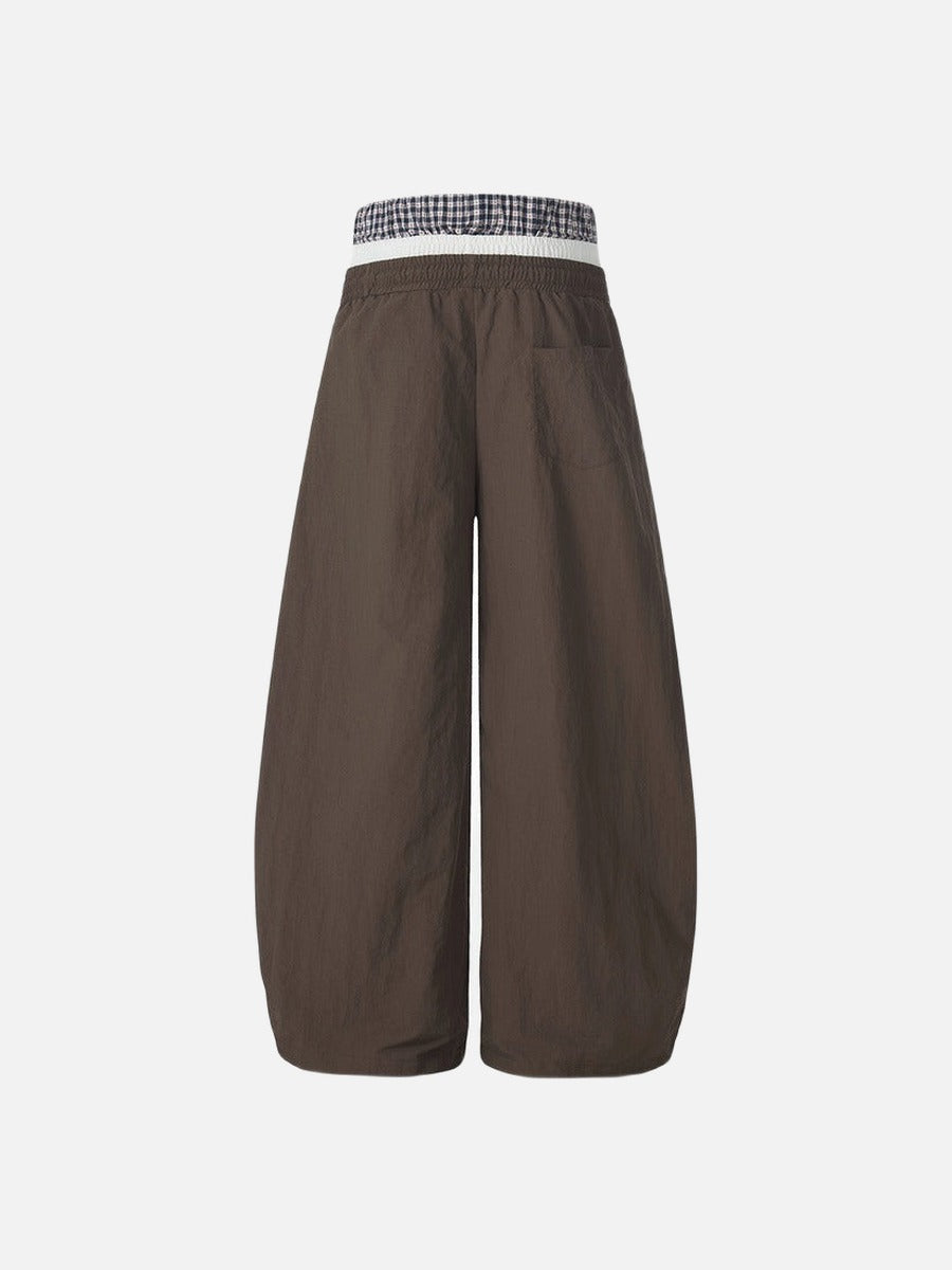 Gothic Graphic Wide-Leg Pants