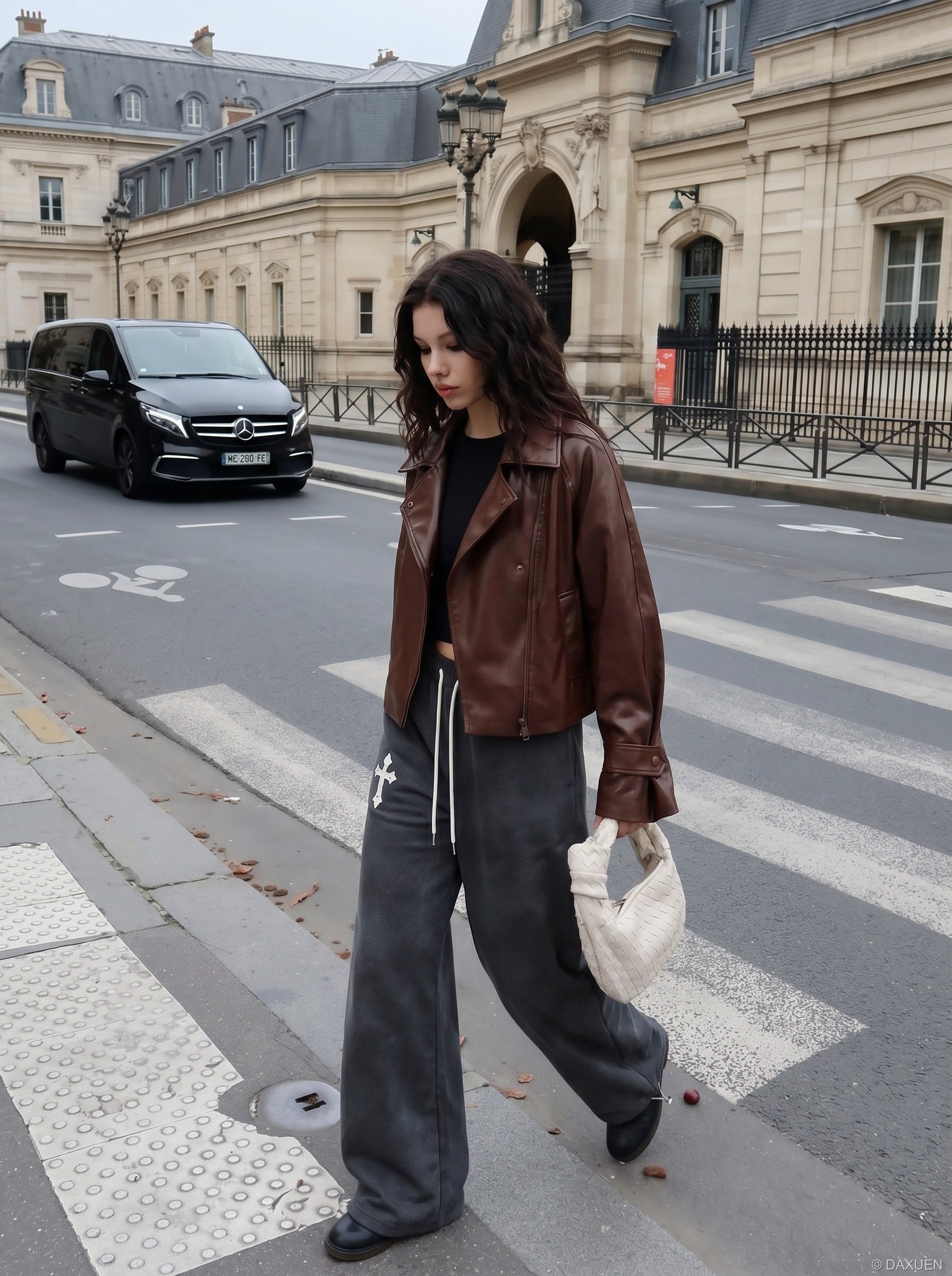 Gothic Tie-Dye Baggy Pants