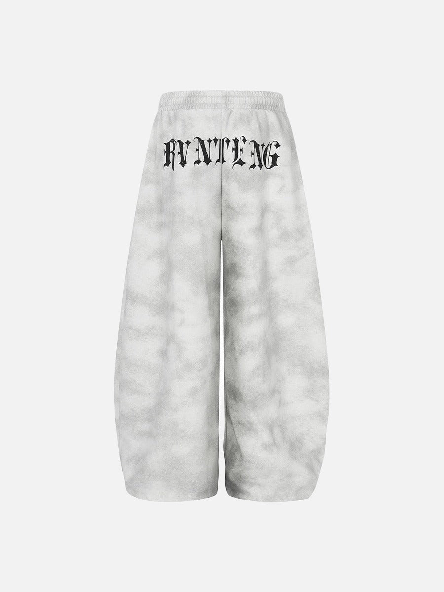Gothic Tie-Dye Baggy Pants