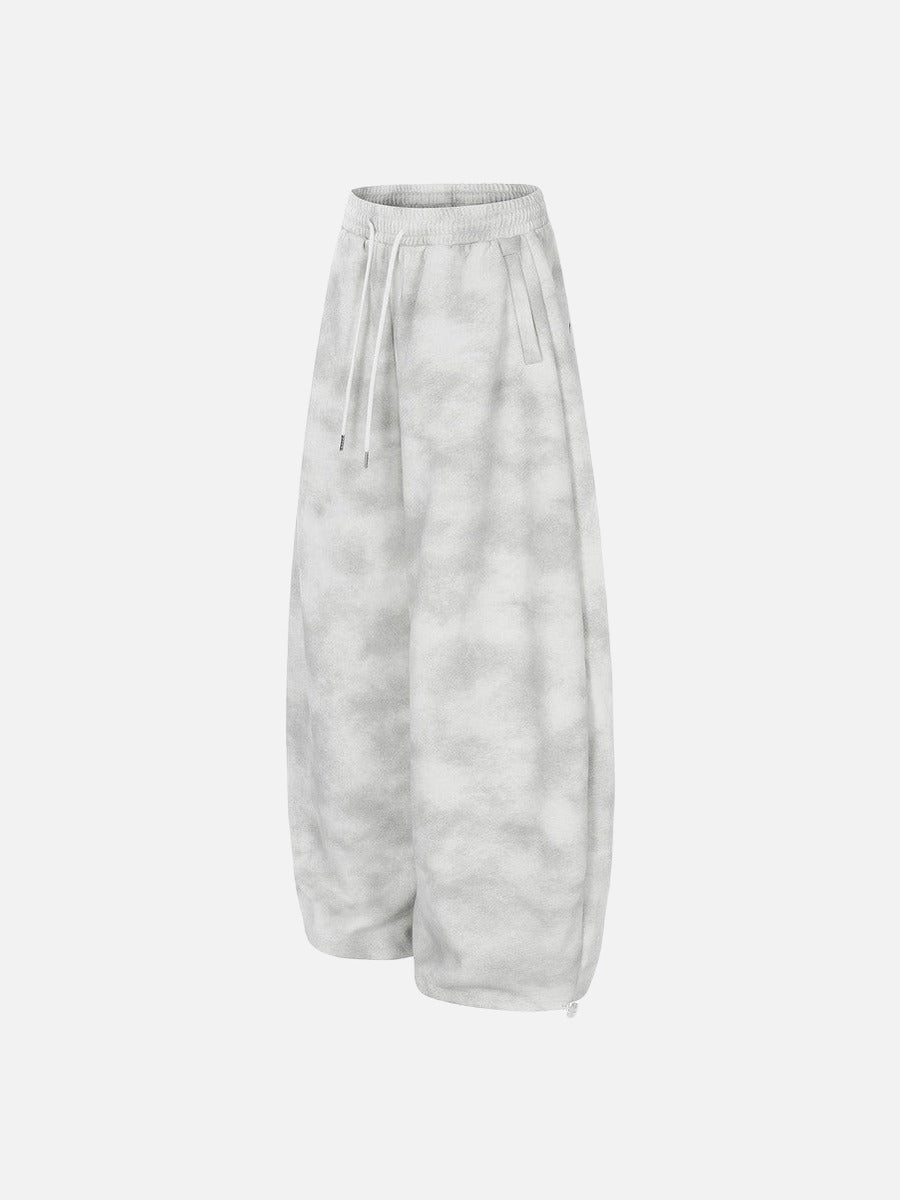 Gothic Tie-Dye Baggy Pants