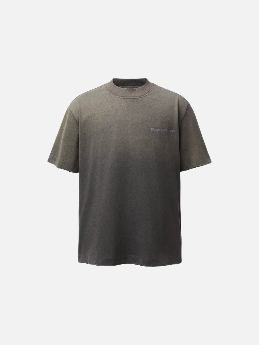 Camiseta extragrande con gráfico degradado