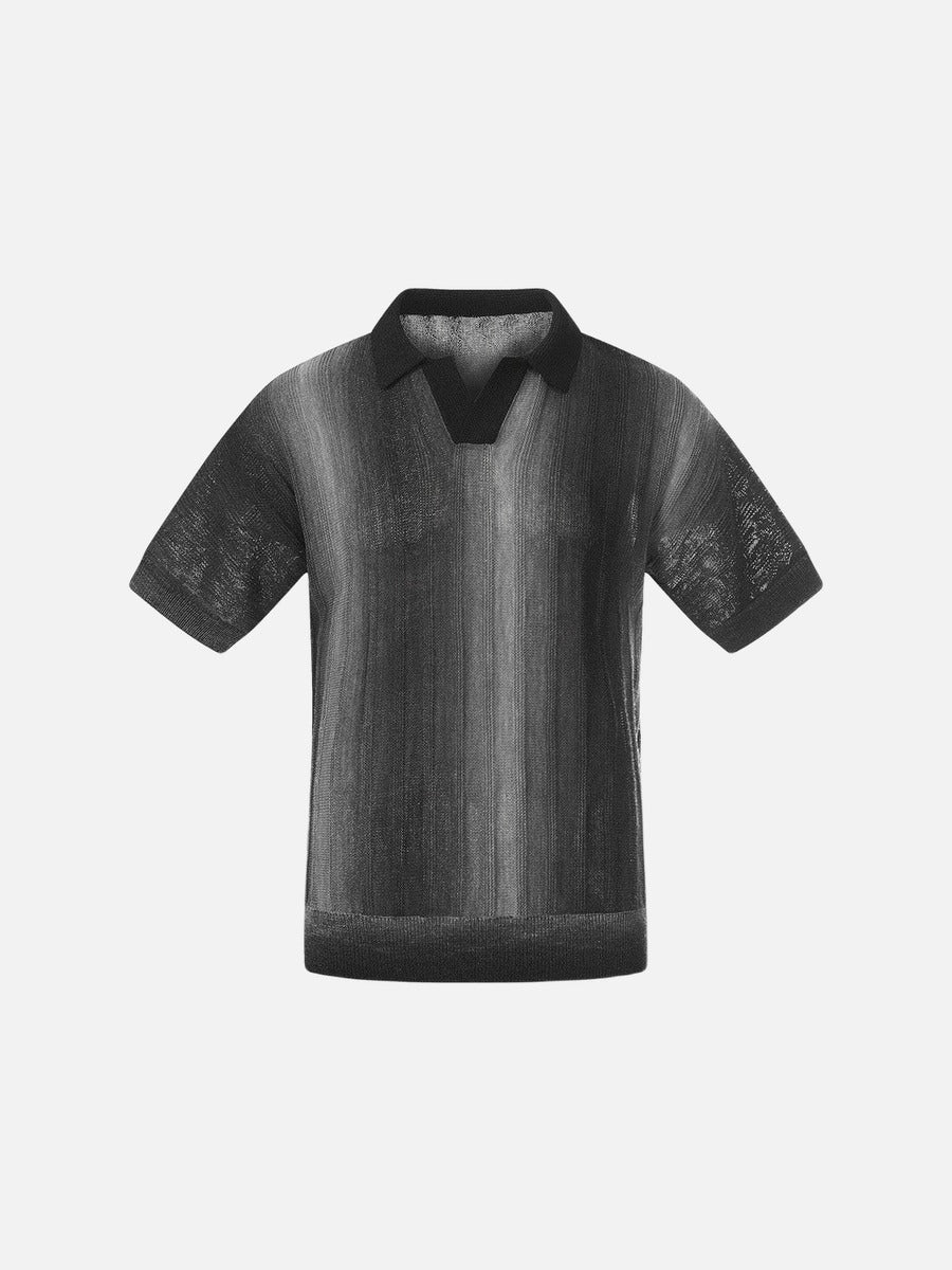 Polo de punto degradado - Manga corta