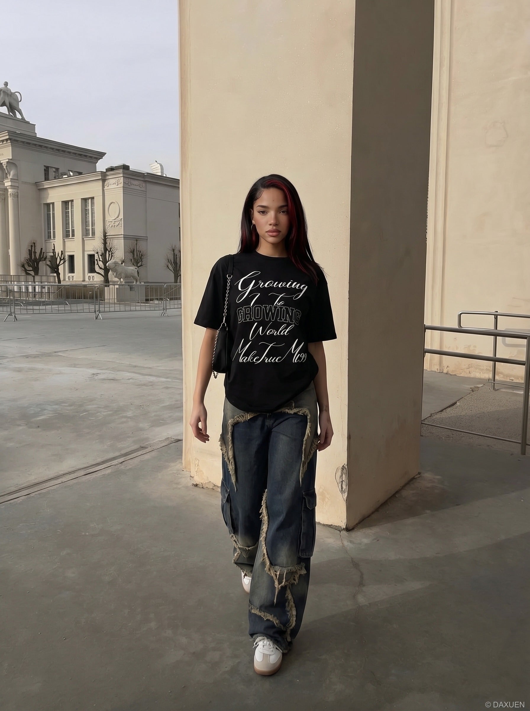 Camiseta Gráfica Growing Script