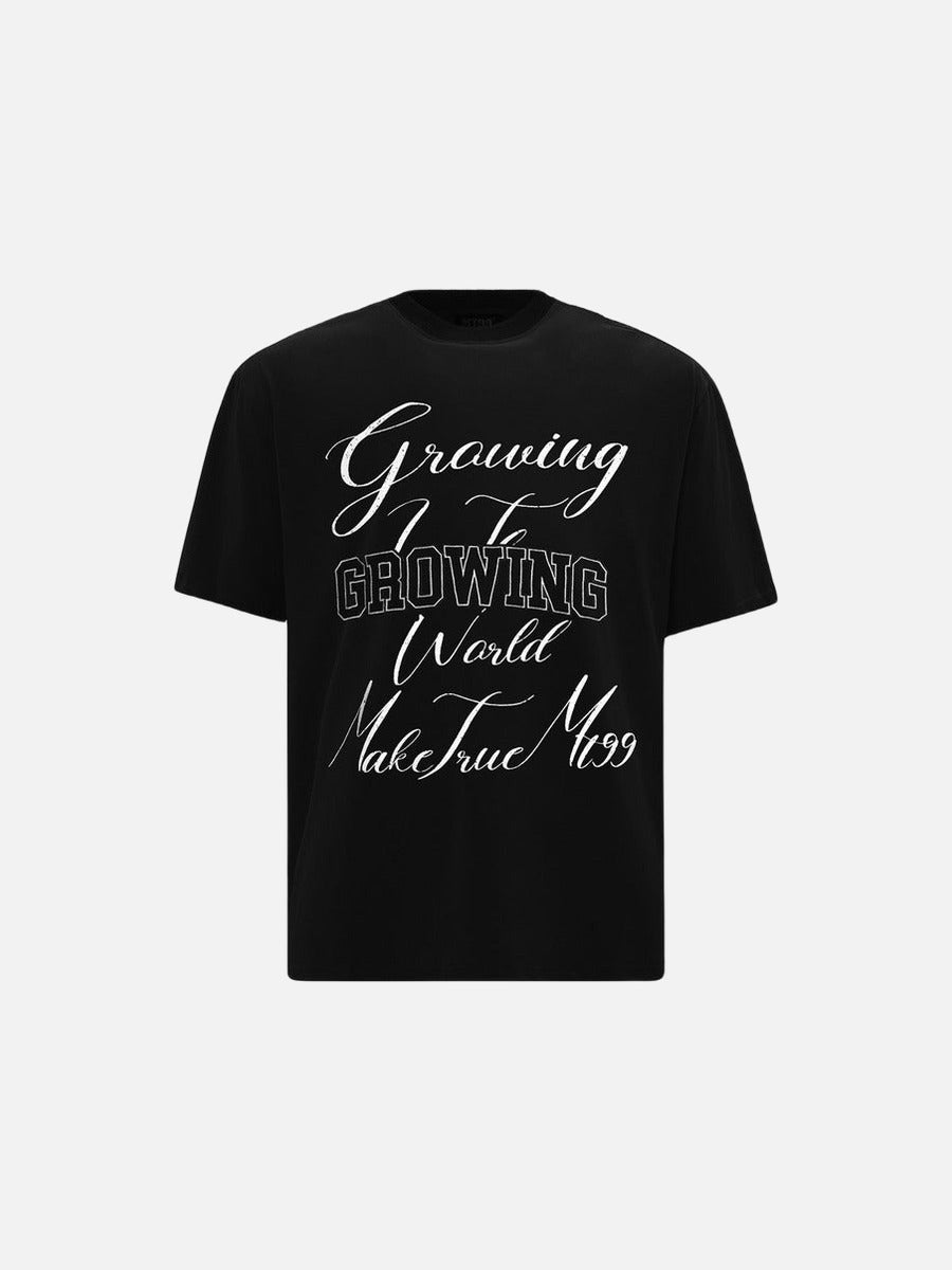 Camiseta Gráfica Growing Script