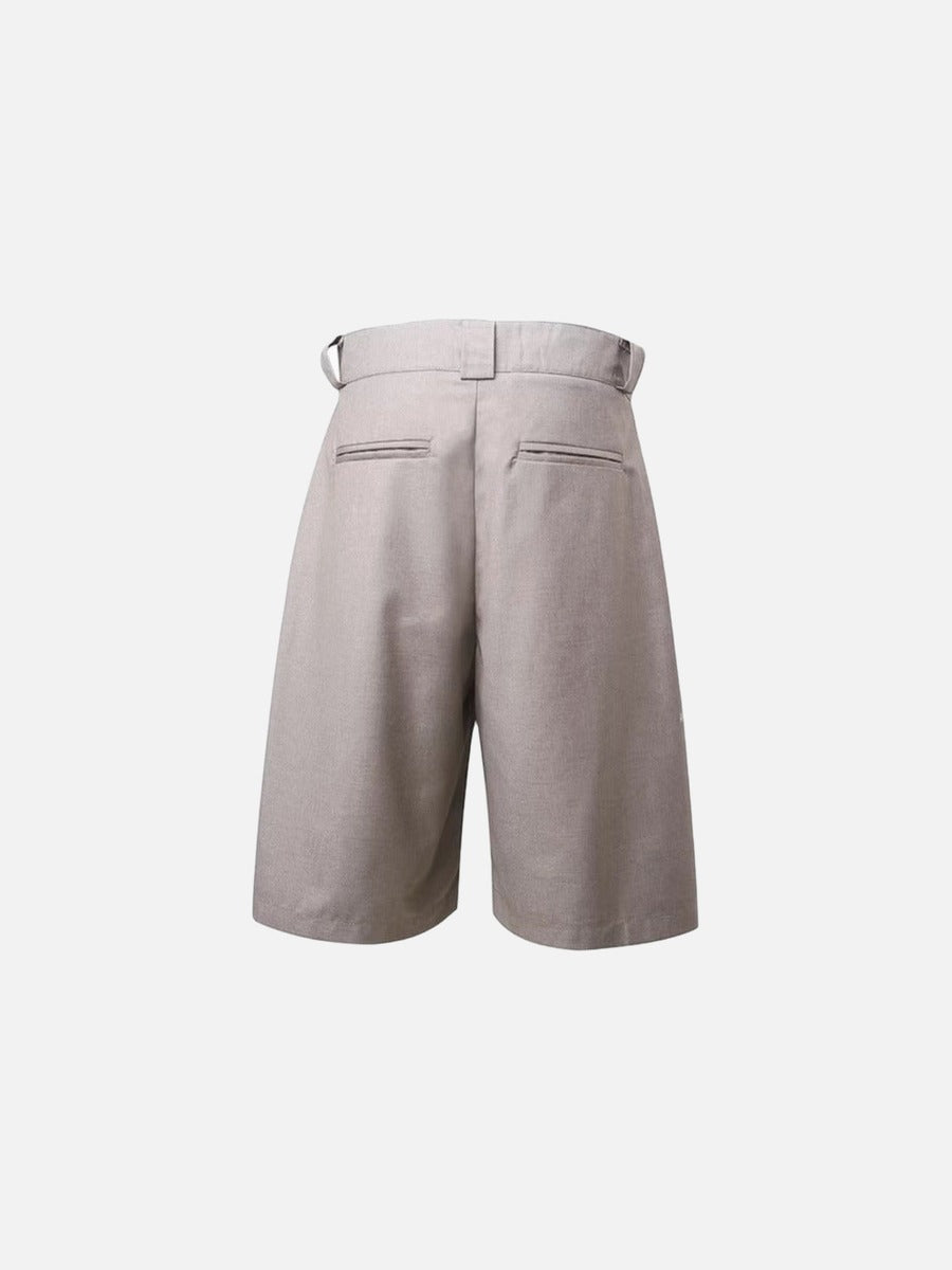 Pantalones cortos de cintura alta y pierna ancha