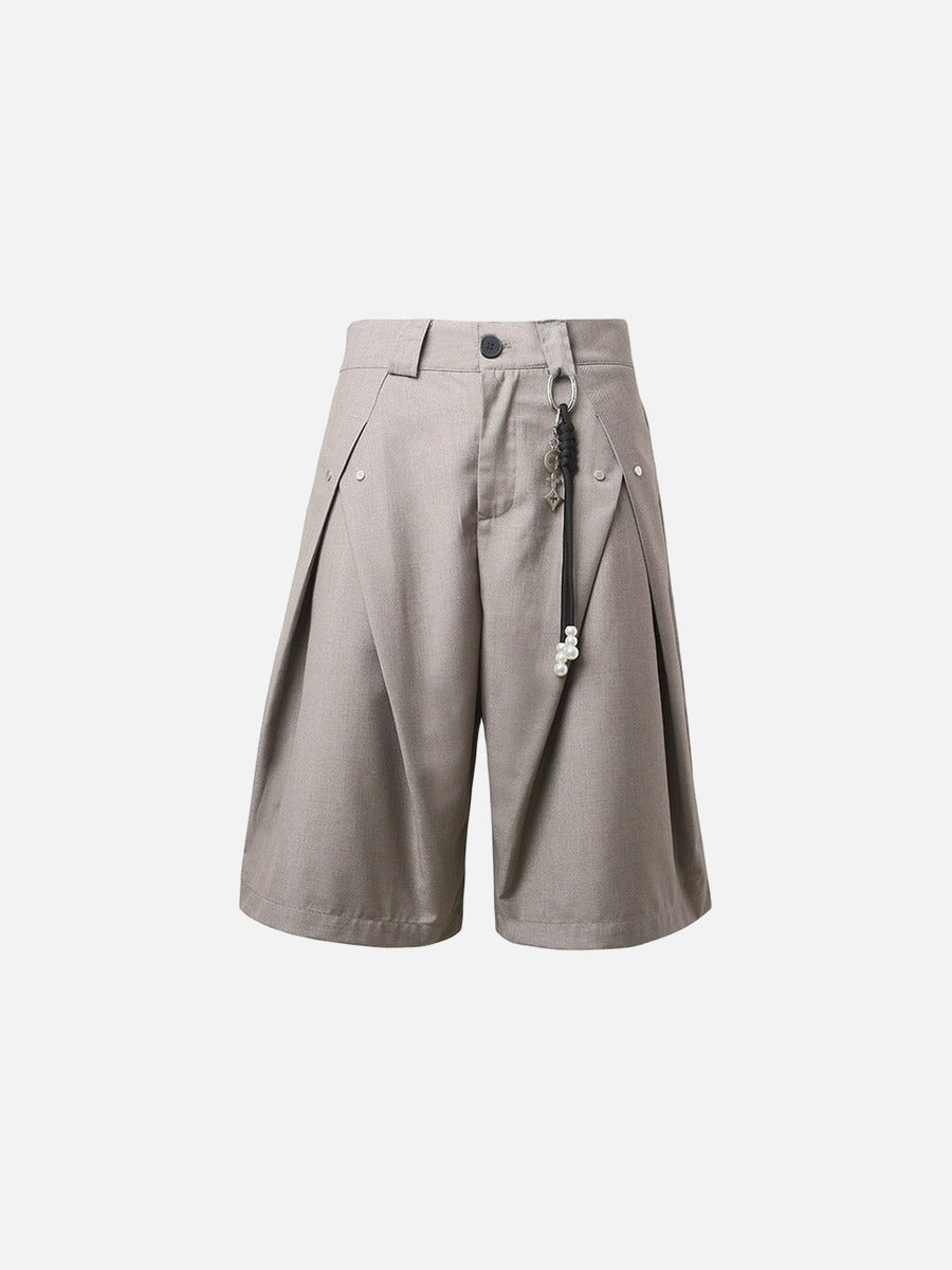 Pantalones cortos de cintura alta y pierna ancha