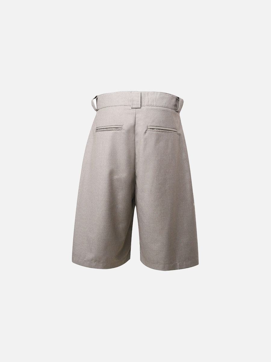 Pantalones cortos de cintura alta y pierna ancha