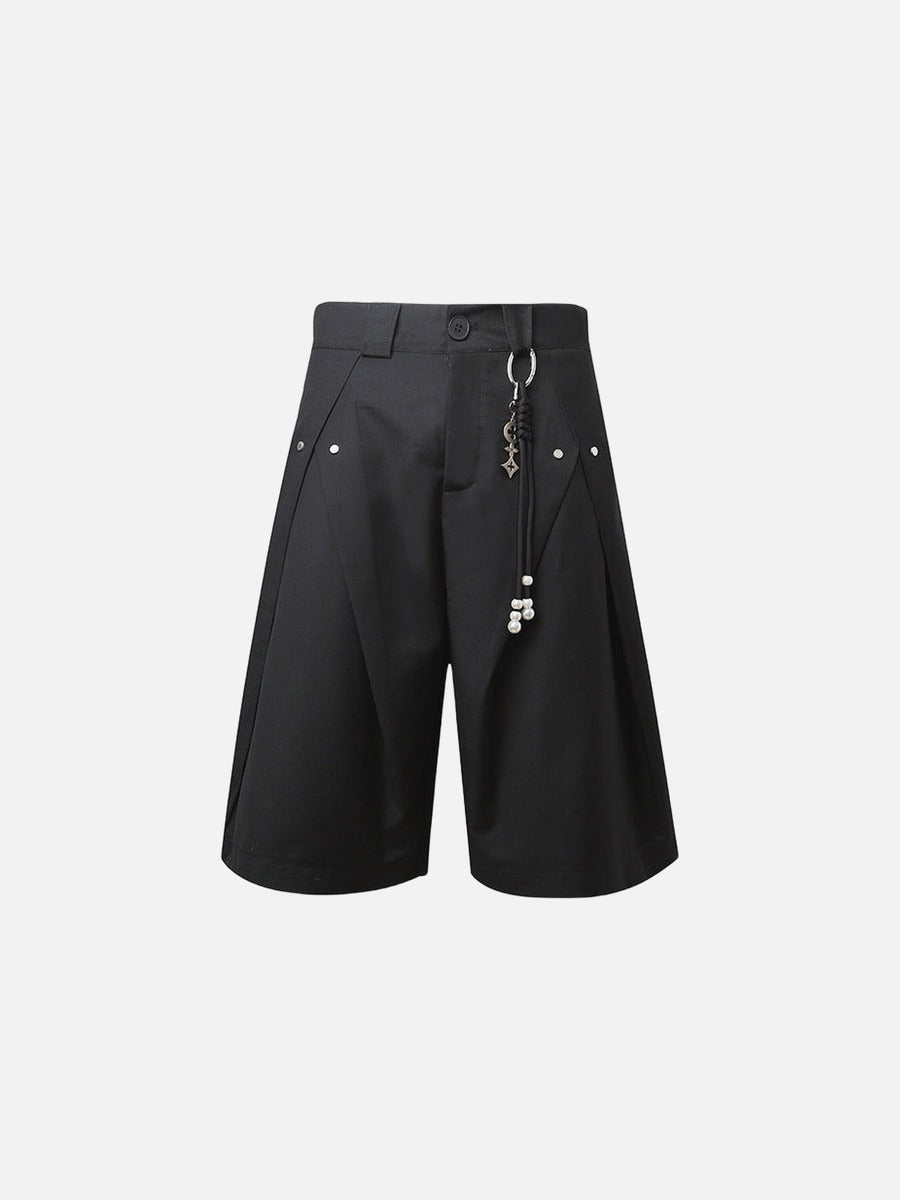 Pantalones cortos de cintura alta y pierna ancha