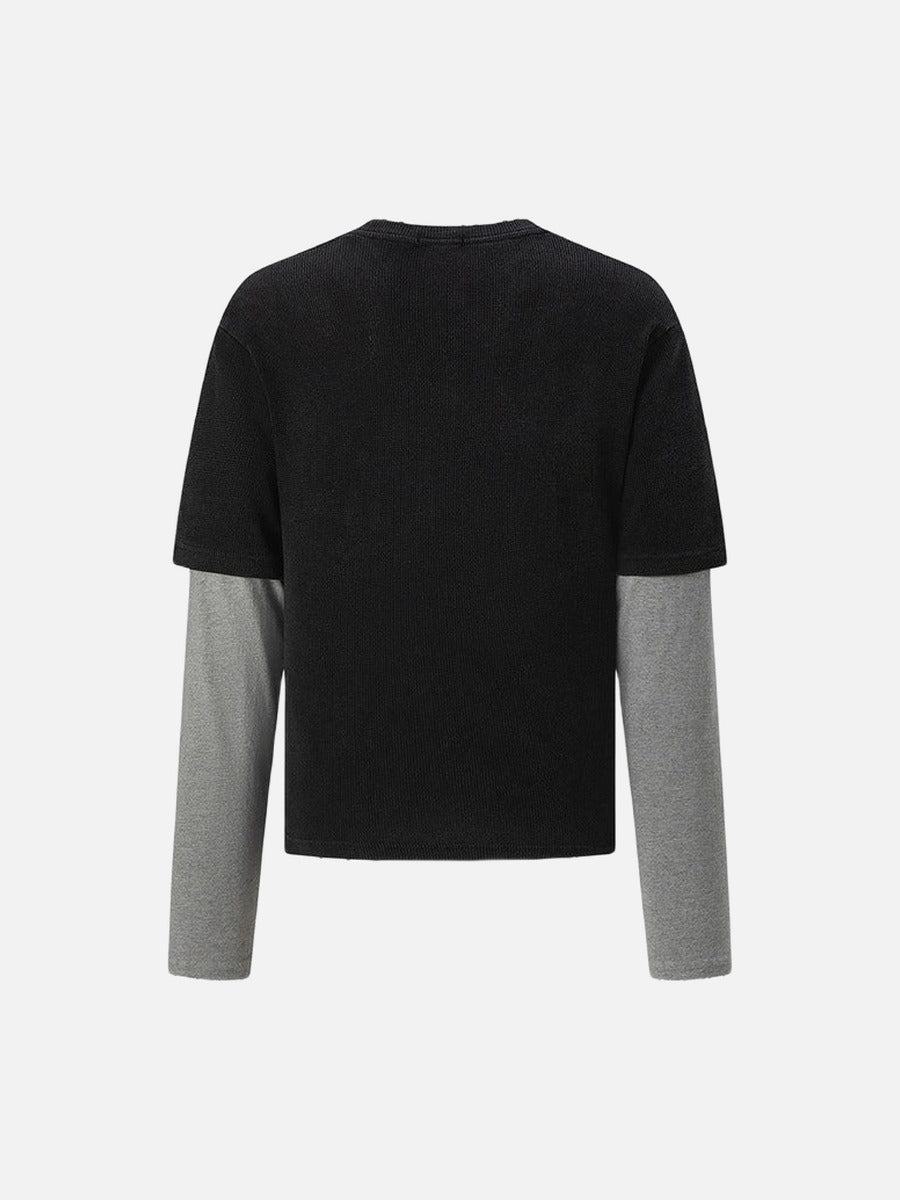 Camiseta de manga larga desgastada de edición limitada