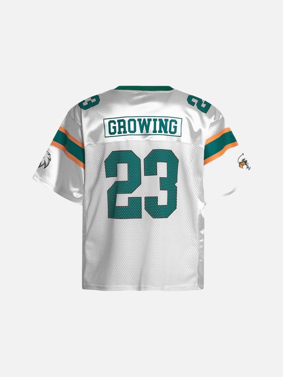 Camiseta extragrande de punto con estampado 23