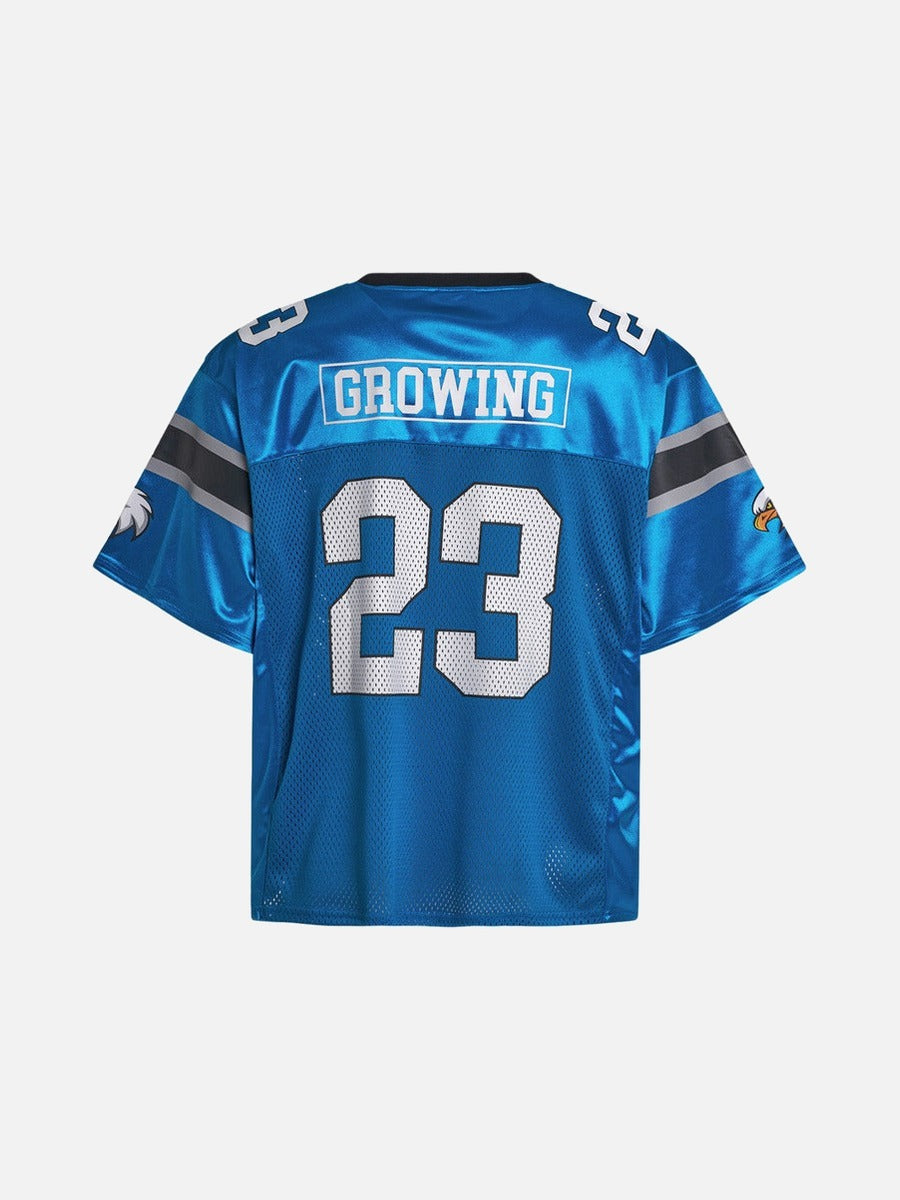 Camiseta extragrande de punto con estampado 23