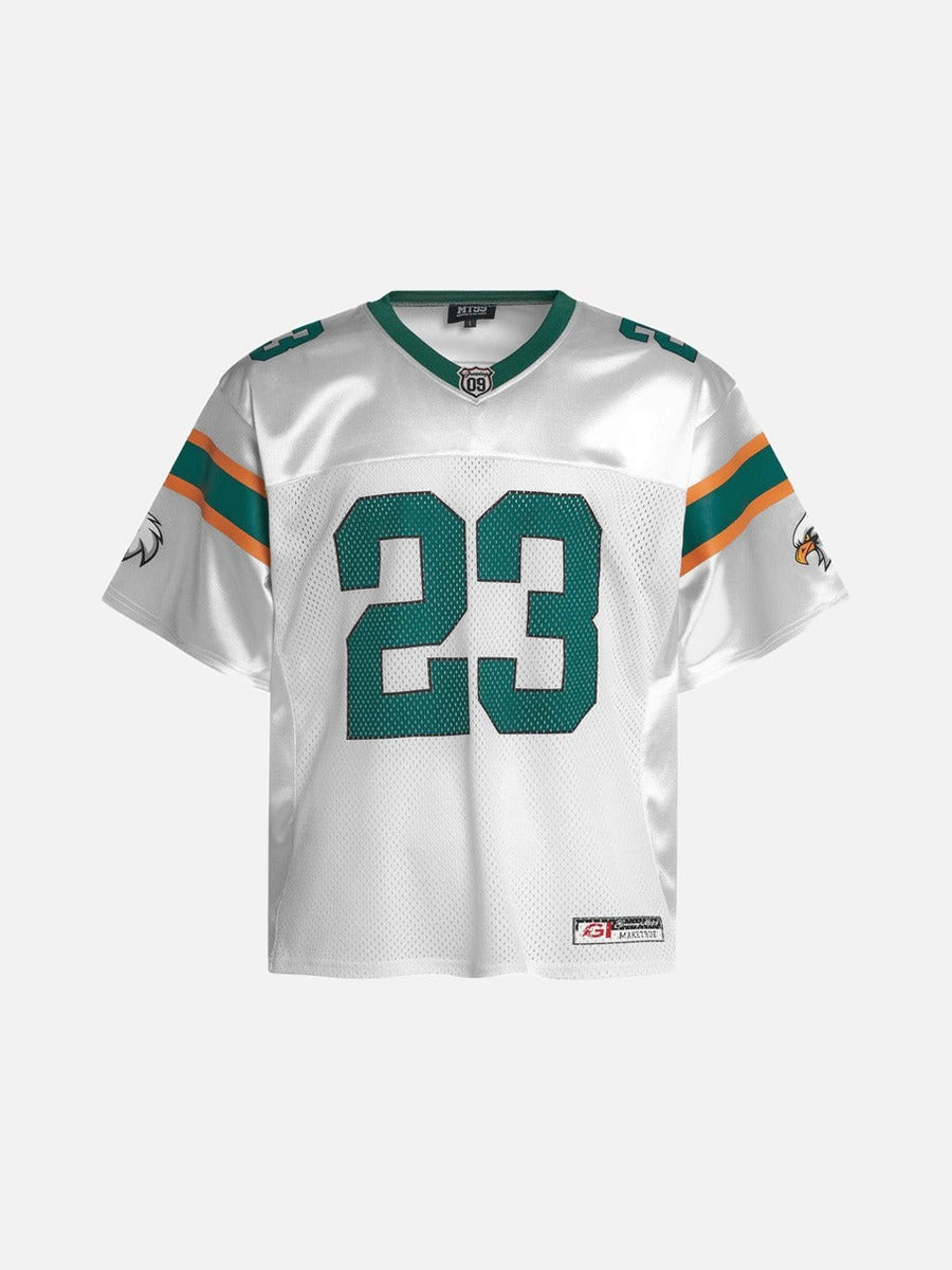 Camiseta extragrande de punto con estampado 23