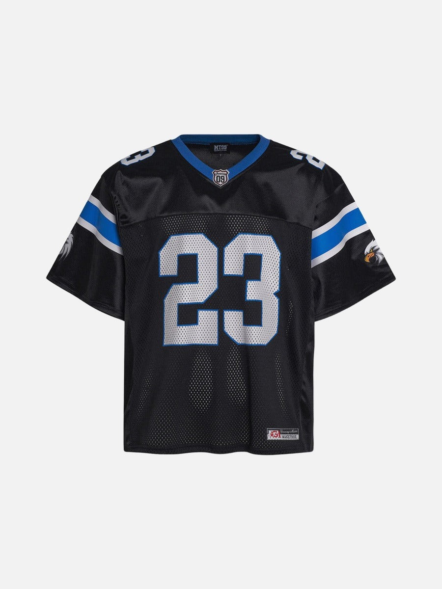 Camiseta extragrande de punto con estampado 23