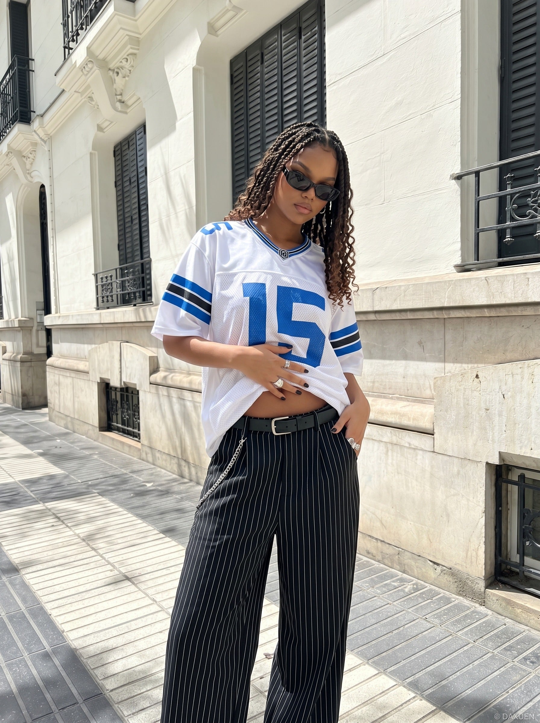 Camiseta deportiva de gran tamaño con gráficos