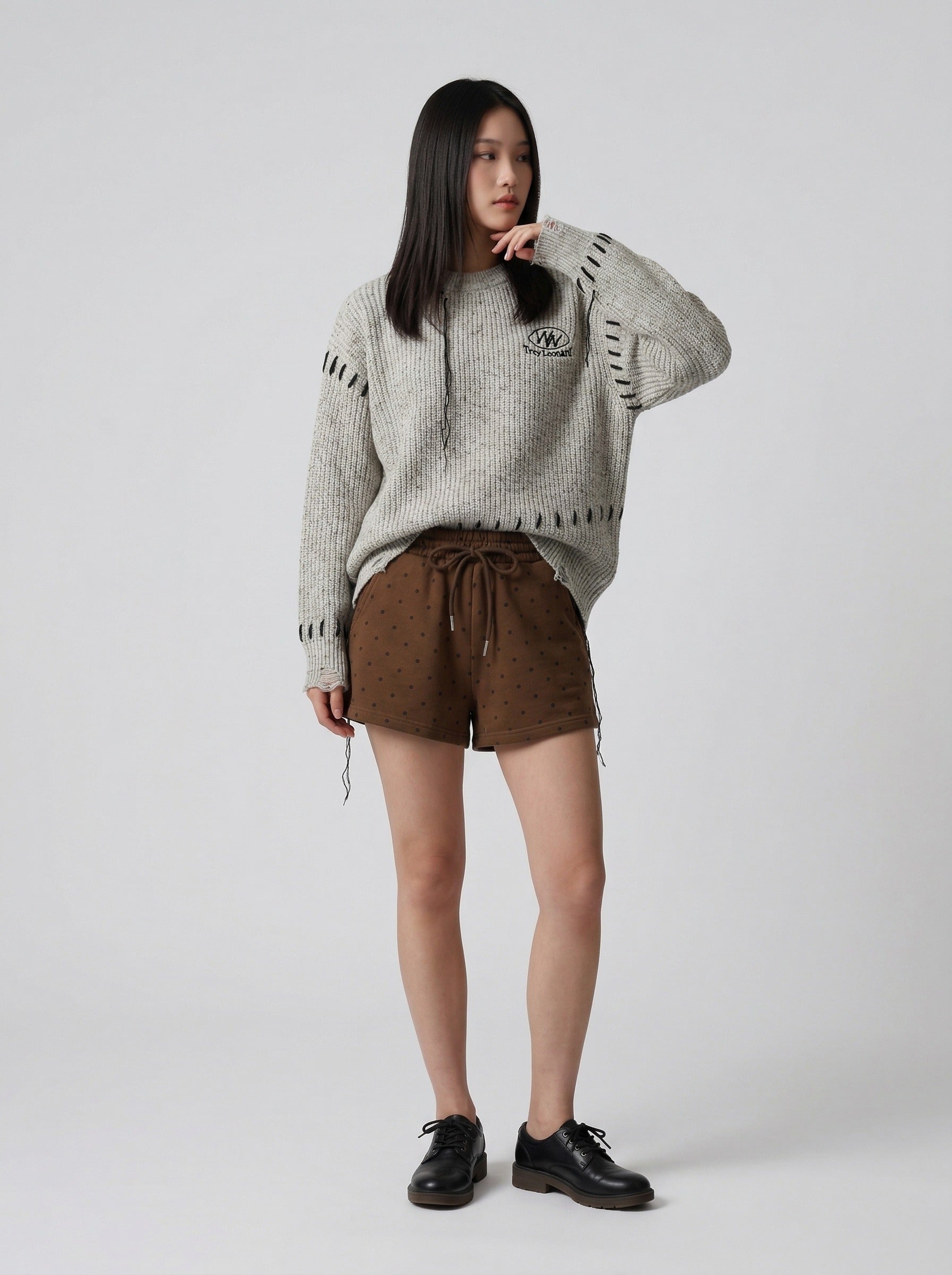 Polka Dot Casual Shorts for Summer