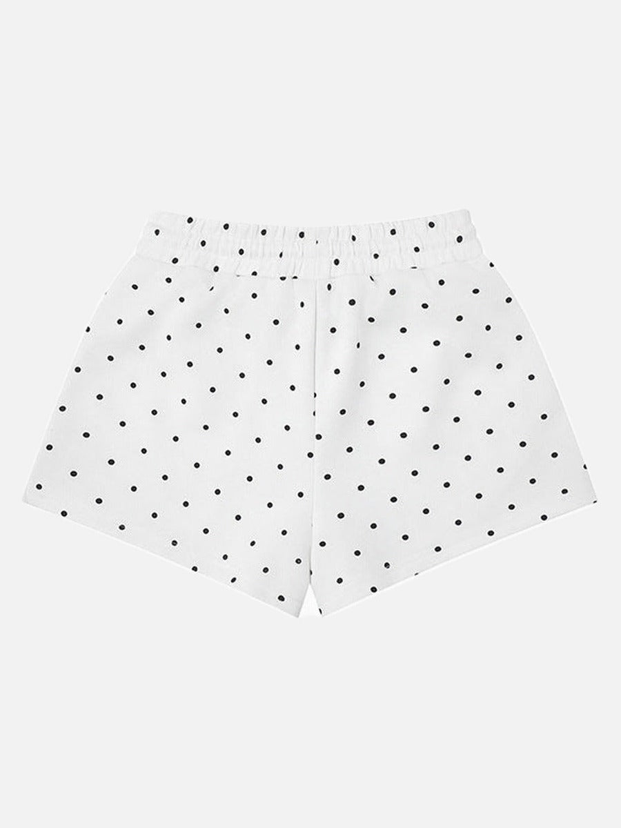 Polka Dot Casual Shorts for Summer