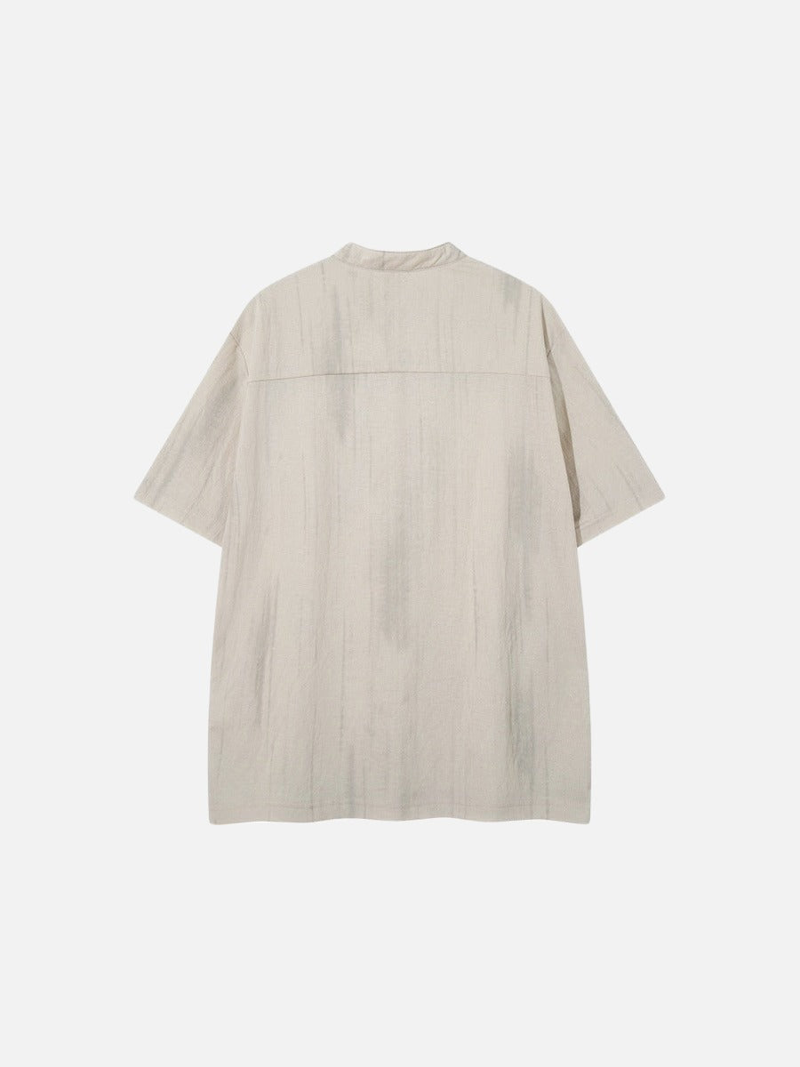 Camisa Punk de Manga Corta