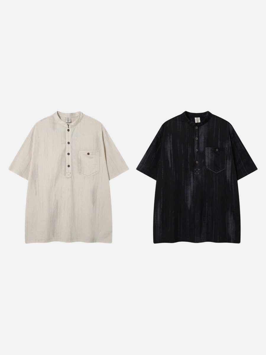 Camisa Punk de Manga Corta