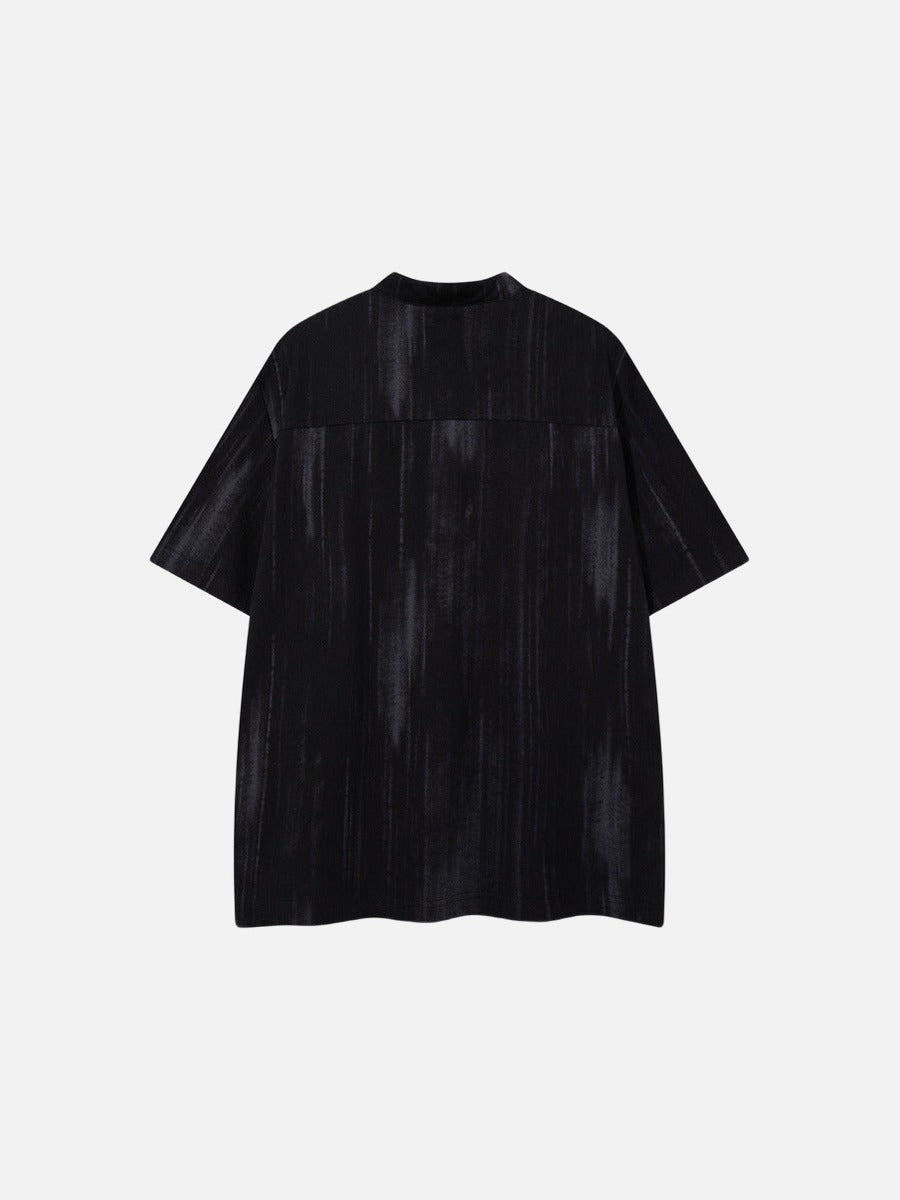 Camisa Punk de Manga Corta