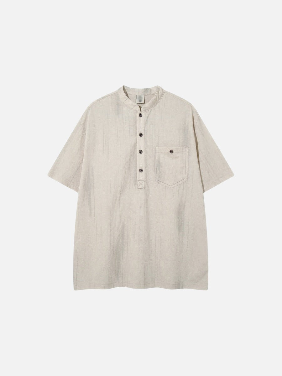 Camisa Punk de Manga Corta