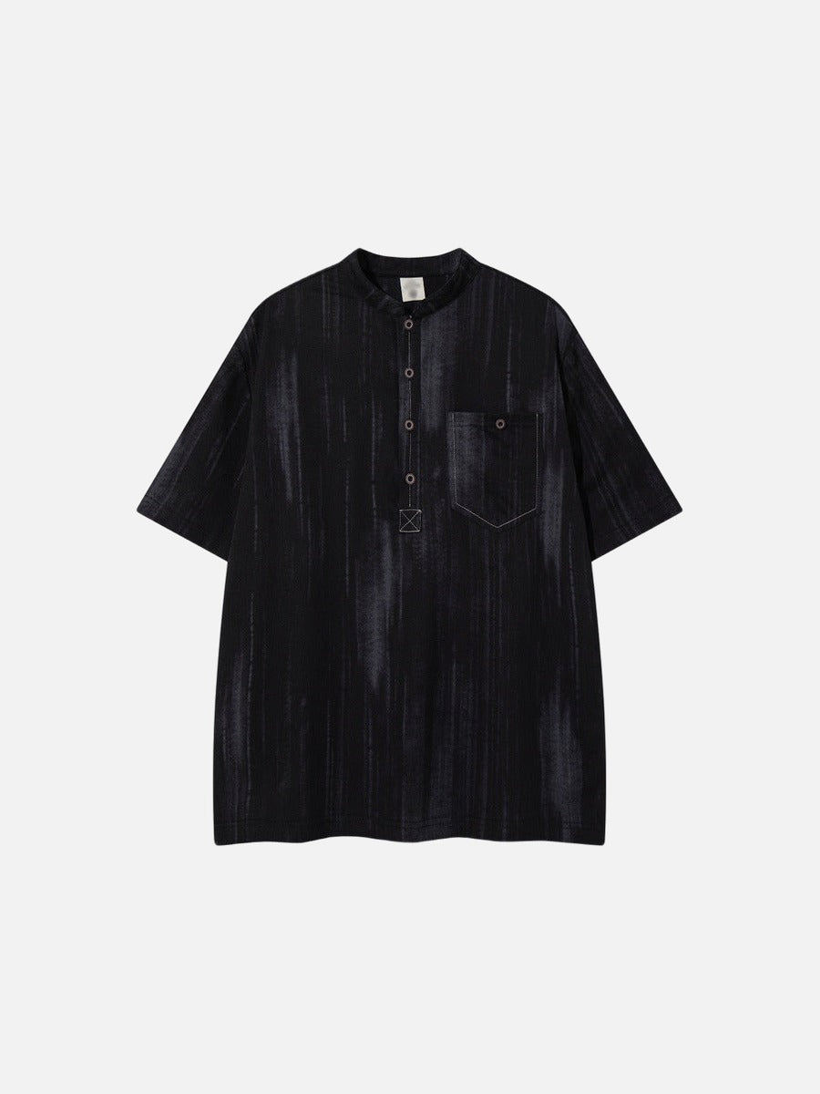 Camisa Punk de Manga Corta