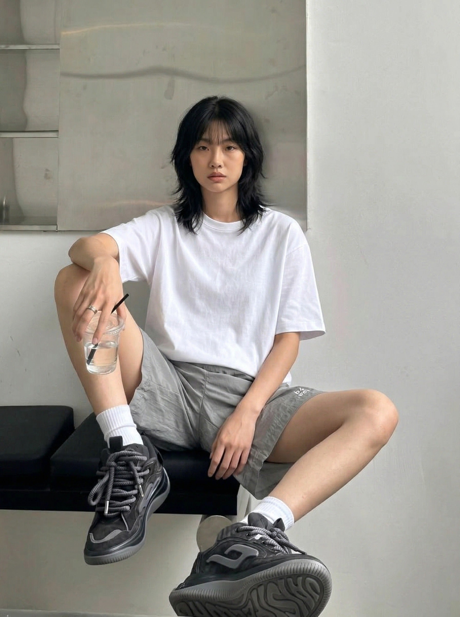 Relaxed-Fit Texture Shorts - Casual
