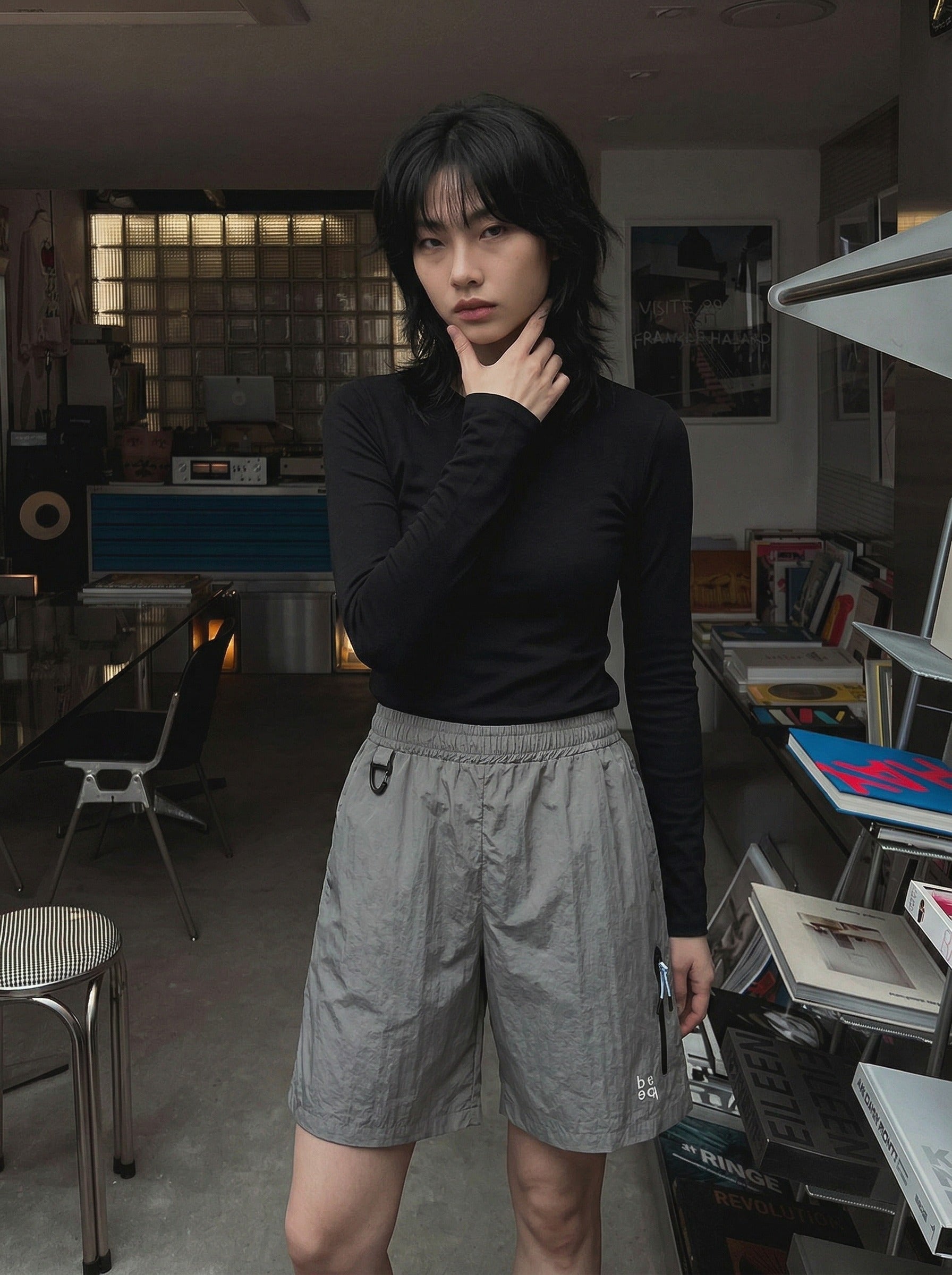 Relaxed-Fit Texture Shorts - Casual