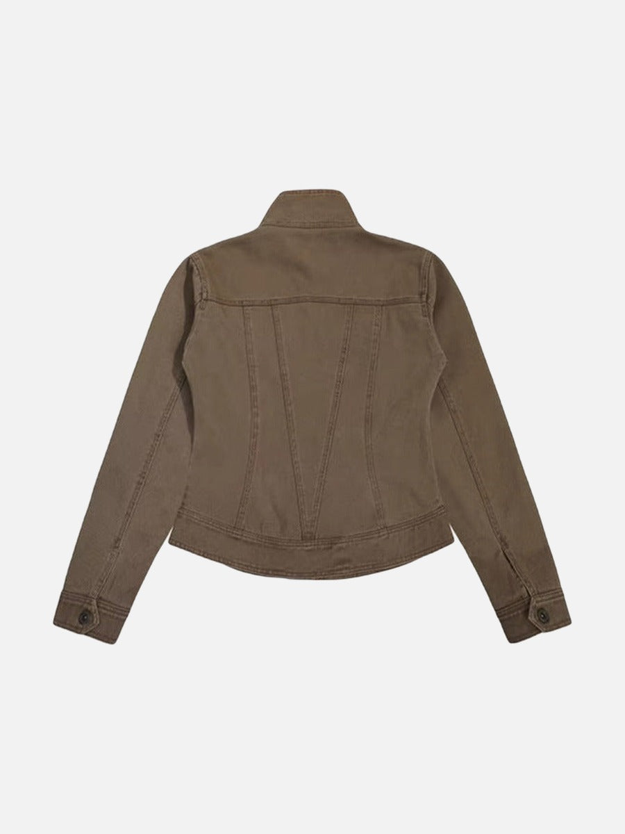 Chaqueta corta estilo retro
