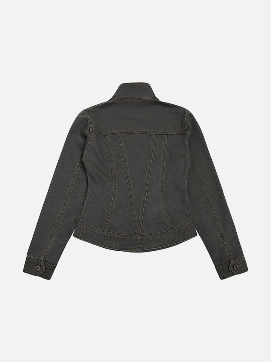 Chaqueta corta estilo retro