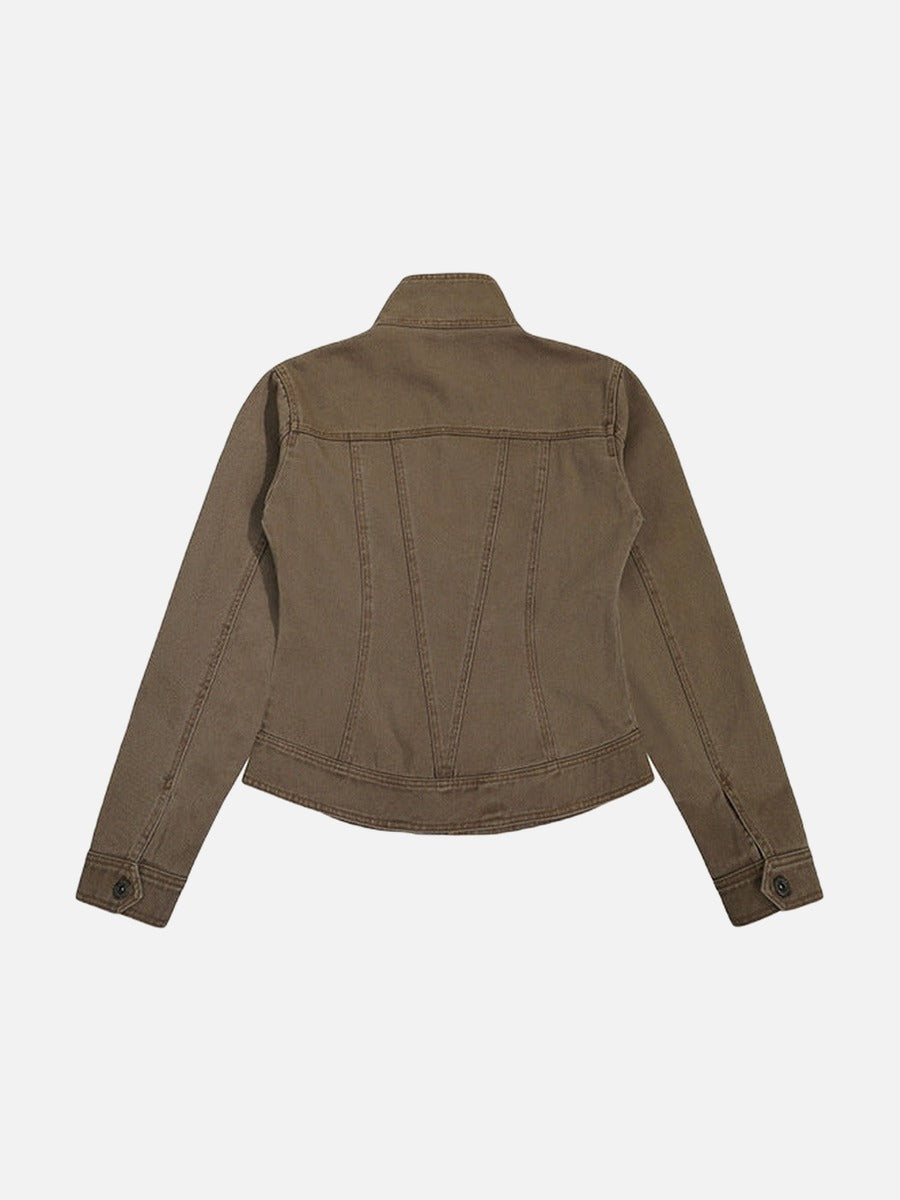 Chaqueta corta estilo retro