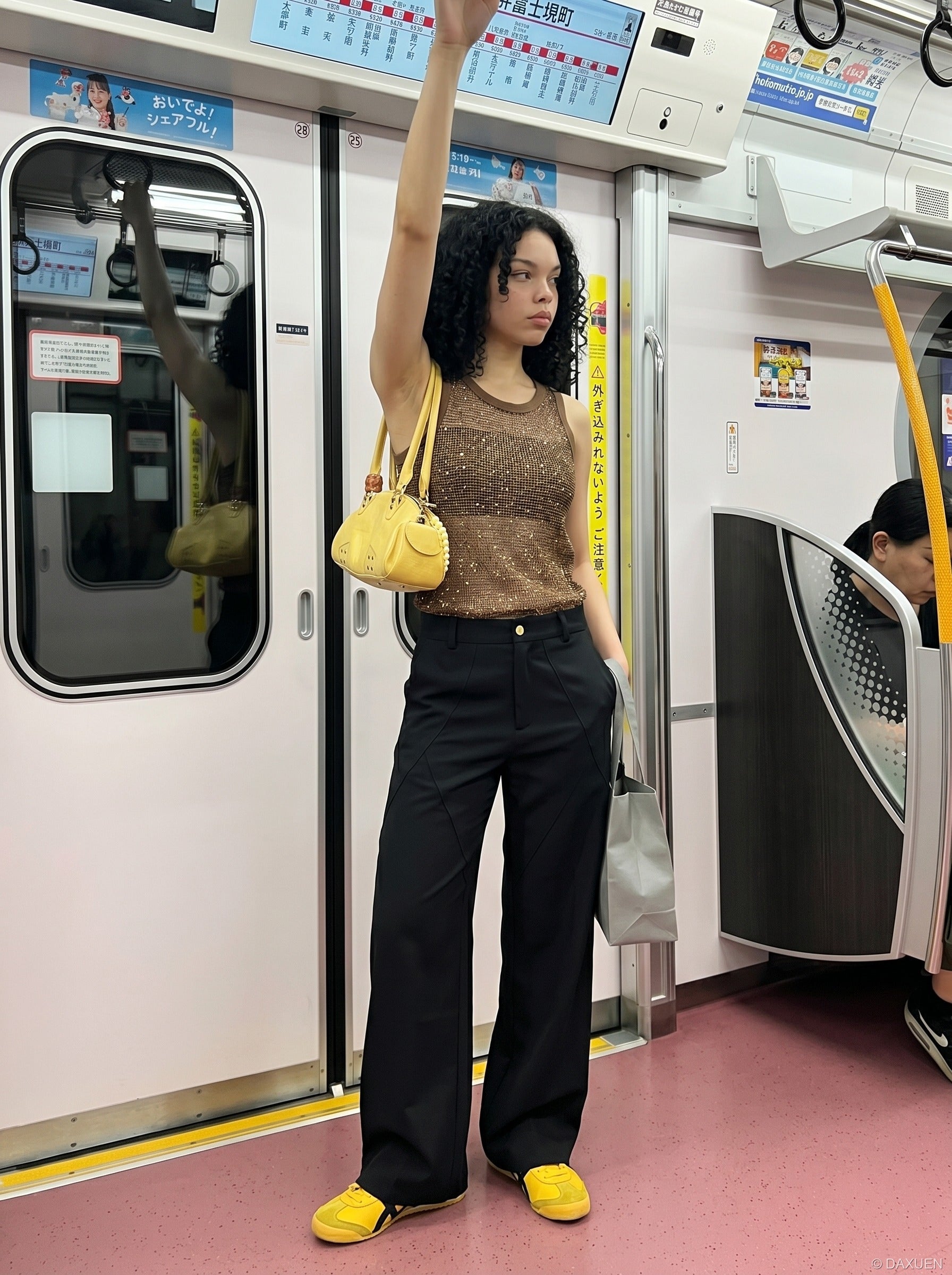Camiseta de tirantes de malla transparente - Sin mangas